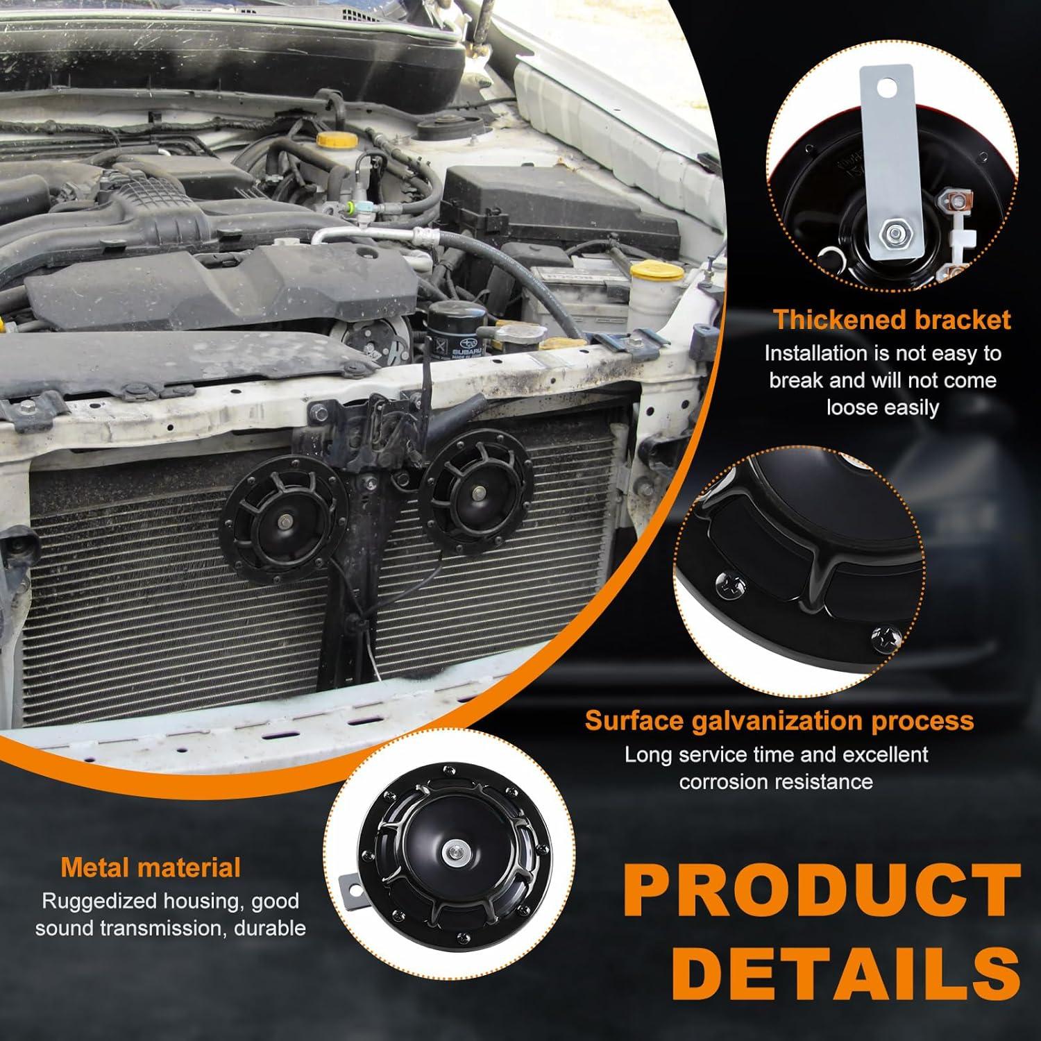 Kit de bocinas de coche Gasedin Super Tone 12V 30W 118dB