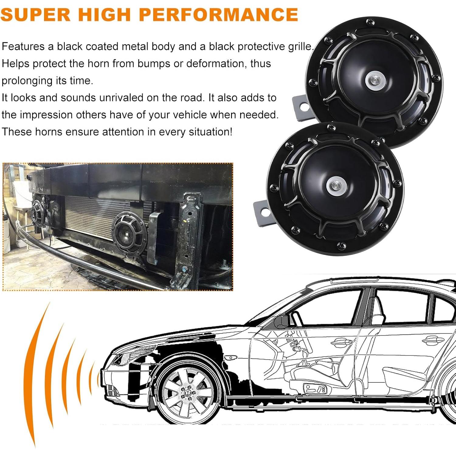 Kit de bocinas de coche Gasedin Super Tone 12V 30W 118dB