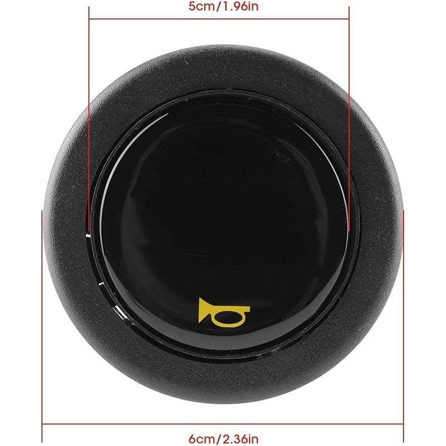 Botón de Bocina de Volante Gorgeri Universal Negro