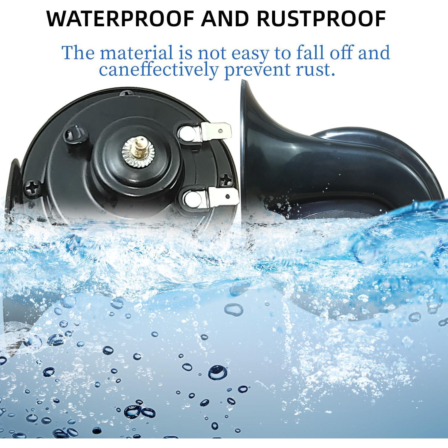 Claxon de Tren ZJLWYZQQ 300DB Doble 12V Impermeable