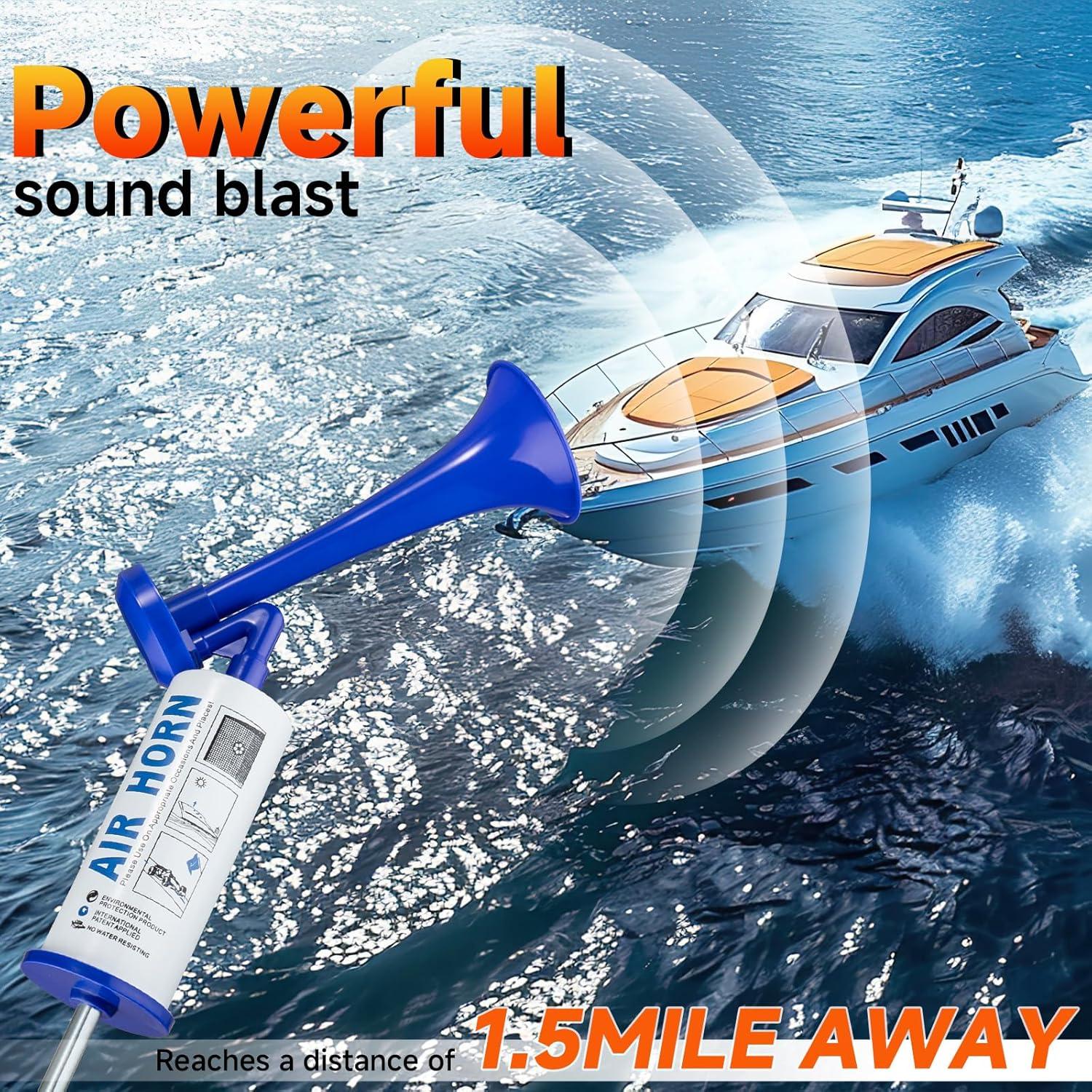 Bocina de Aire Portátil BANHAO BHSD011, 357g, 78dB, Azul