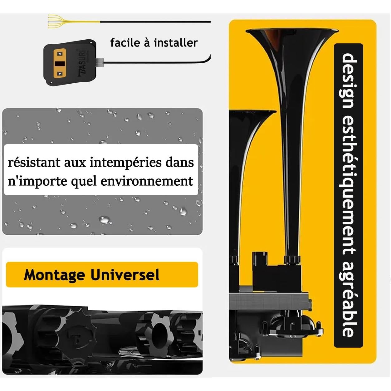 BASURI Trompeta Musical de Aire Baby Shark 3.0 130 dB