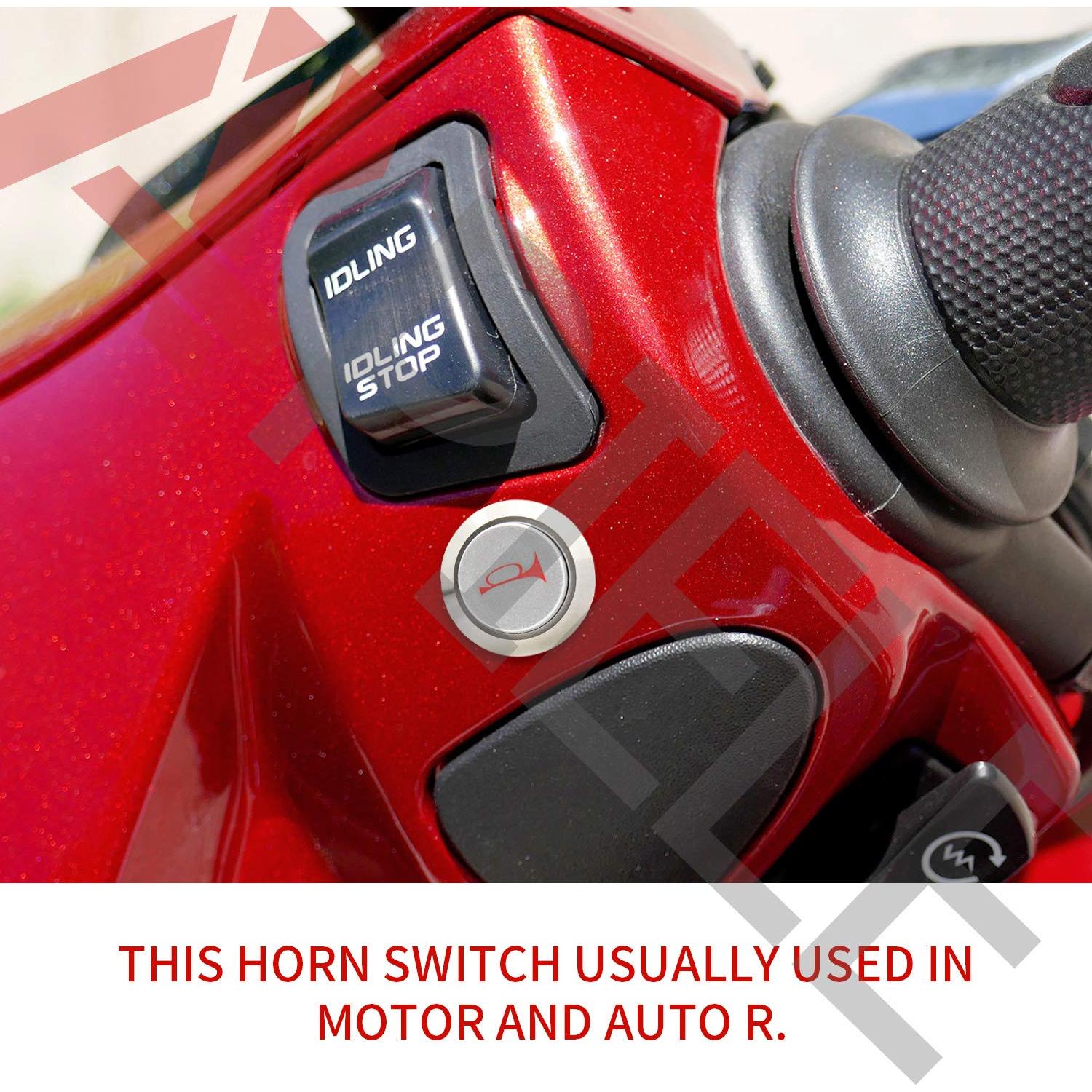 Interruptor Momentáneo APIELE 19mm 12V con Zumbador IP65