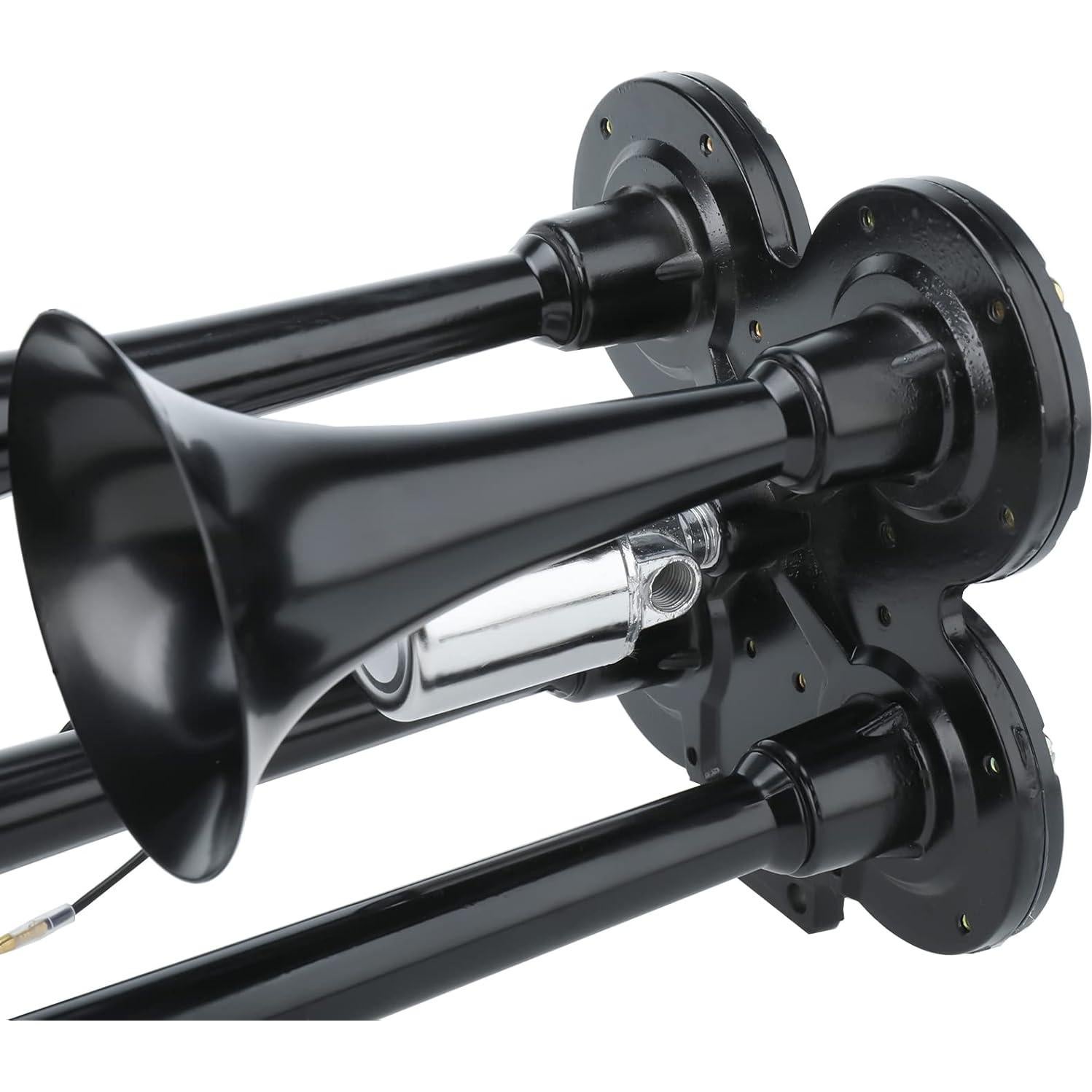 Claxon de Aire NovelBee 4 Trompetas 150DB para Coche y Barco