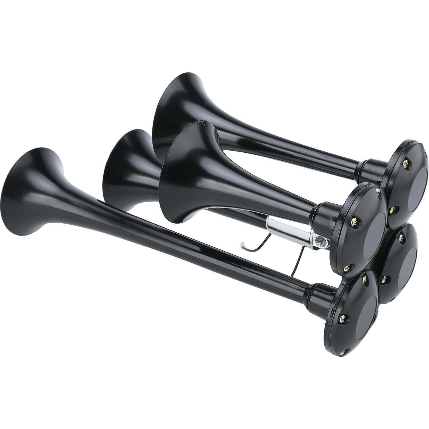 Claxon de Aire NovelBee 4 Trompetas 150DB para Coche y Barco