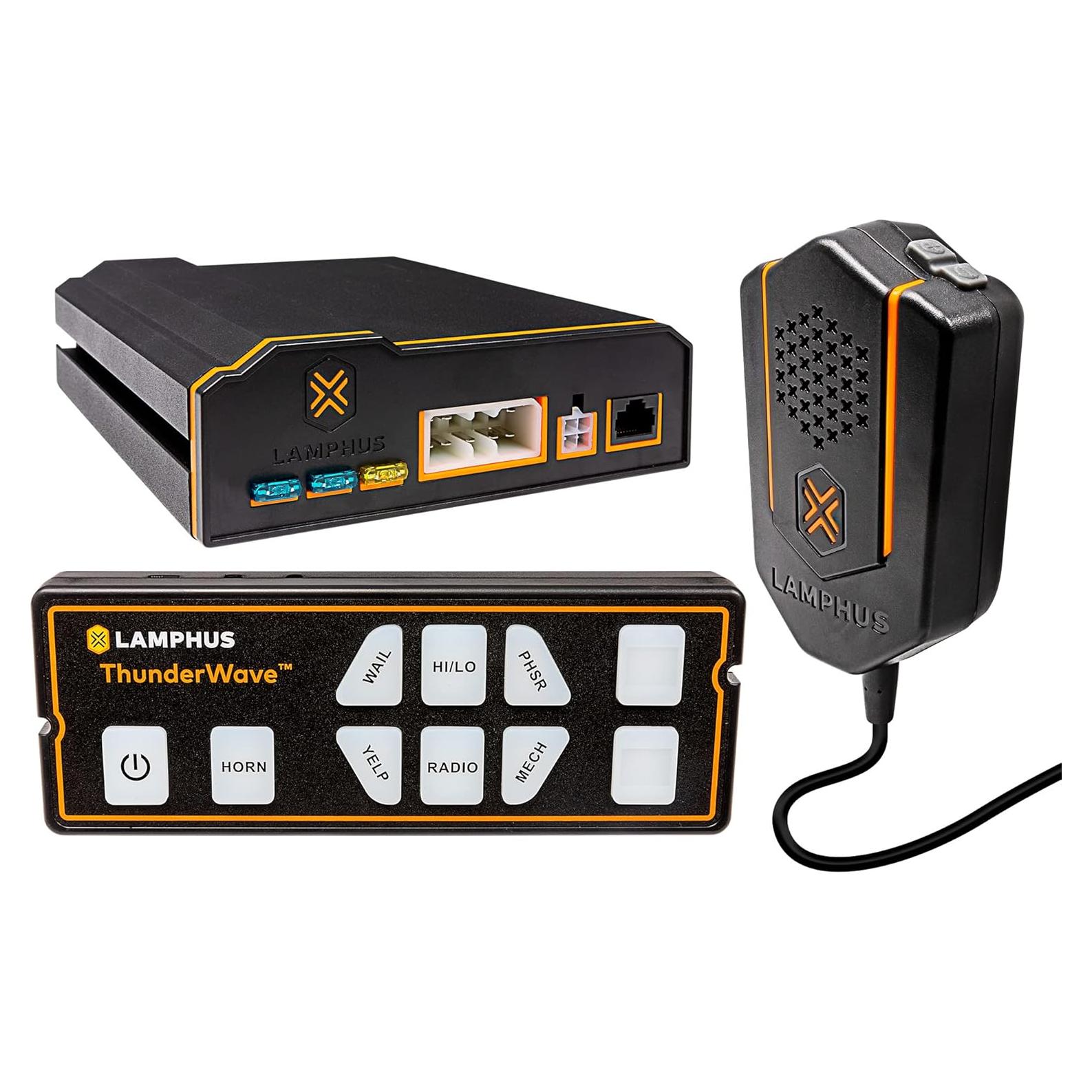 Amplificador de Sirena ThunderWave 150W con Control Remoto
