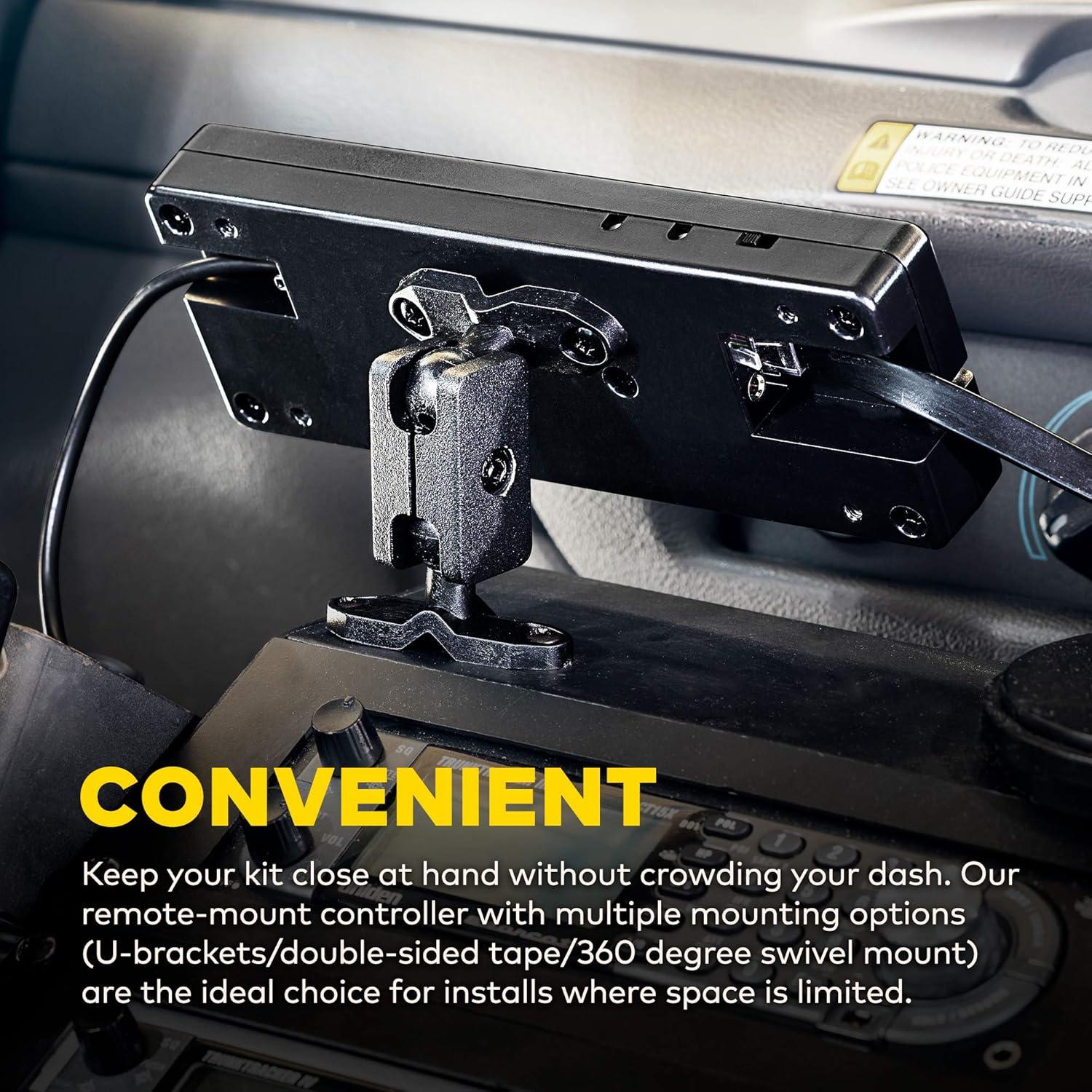 Amplificador de Sirena ThunderWave 150W con Control Remoto