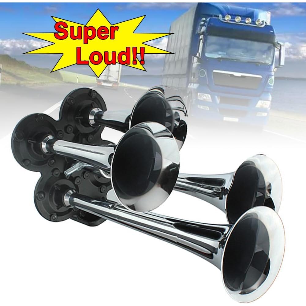 Kit de Bocina de Aire DriSentri AUP_418 150dB 4 Trompetas