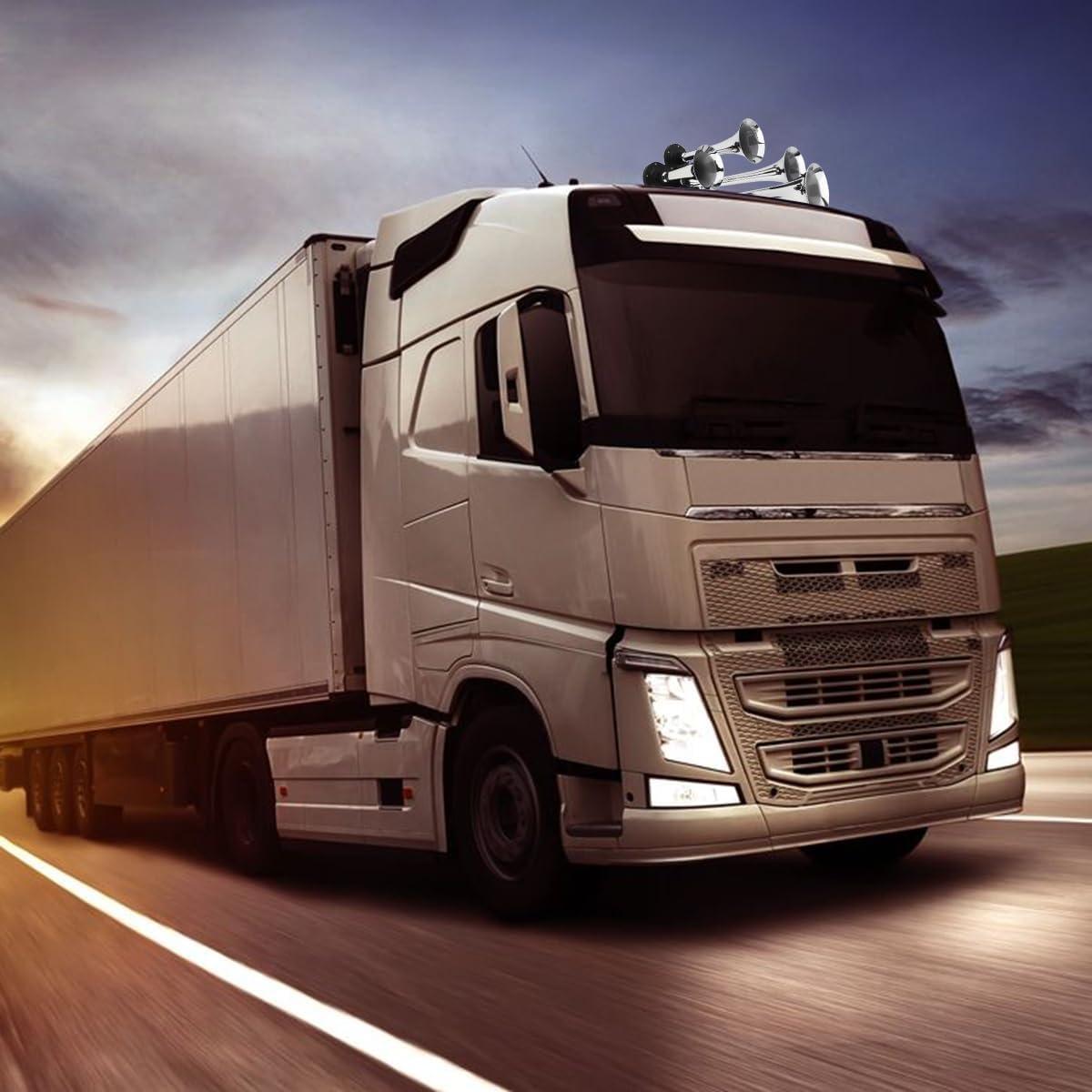 Kit de Bocina de Aire DriSentri AUP_418 150dB 4 Trompetas