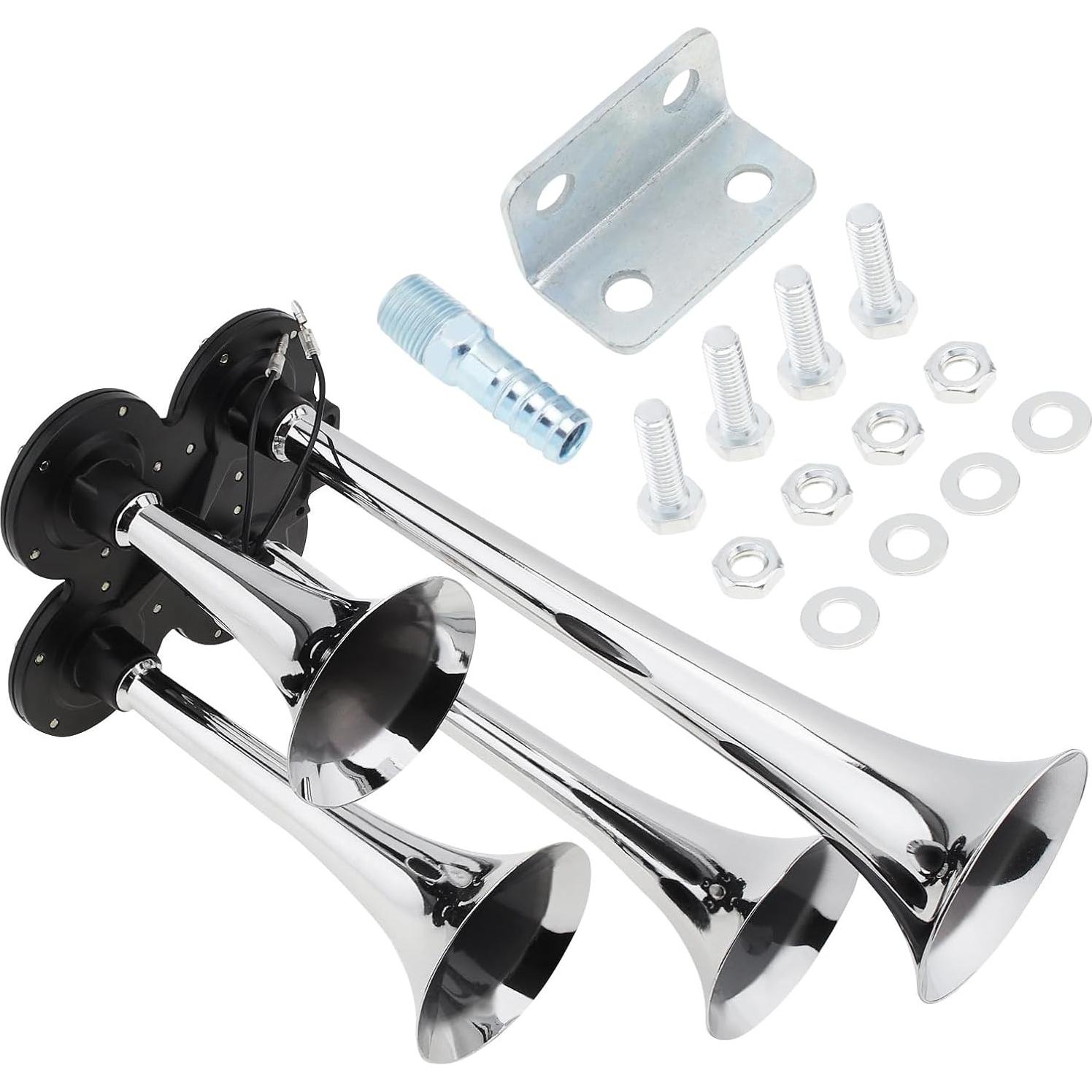 Kit de Bocina de Aire DriSentri AUP_418 150dB 4 Trompetas