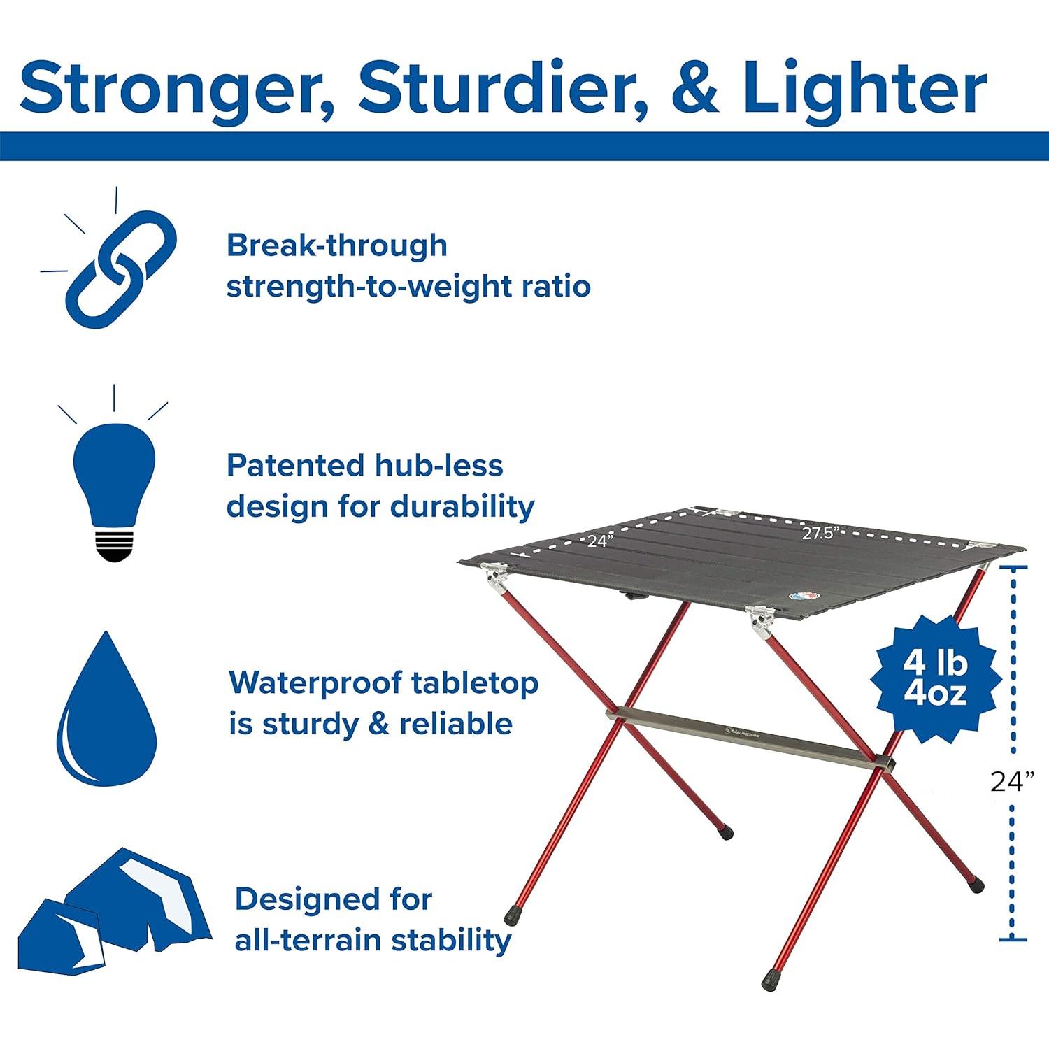 Mesa Big Agnes Woodchuck y Soul Kitchen - Camping 1,36 kg