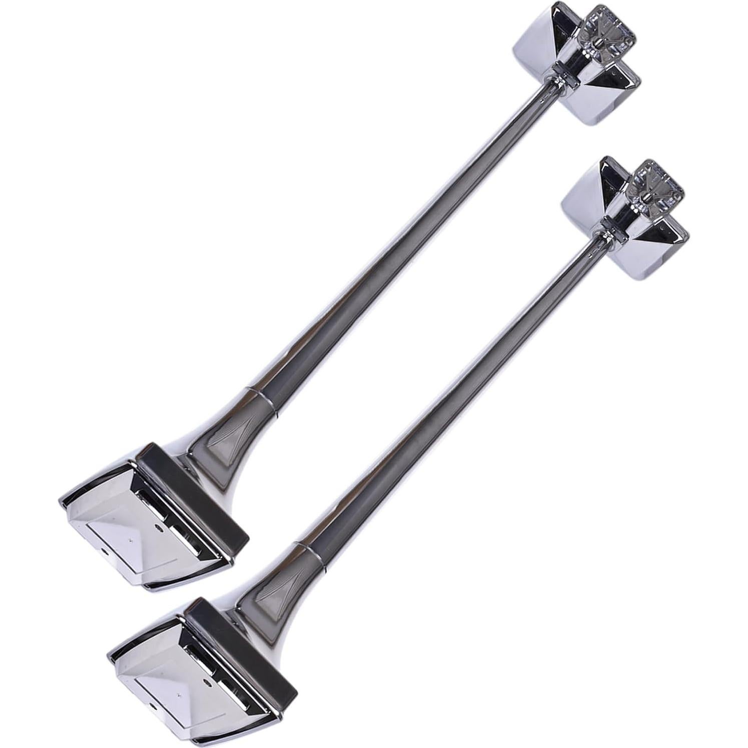 Par de bocinas de aire de tono bajo Prefer Warehouse cromadas