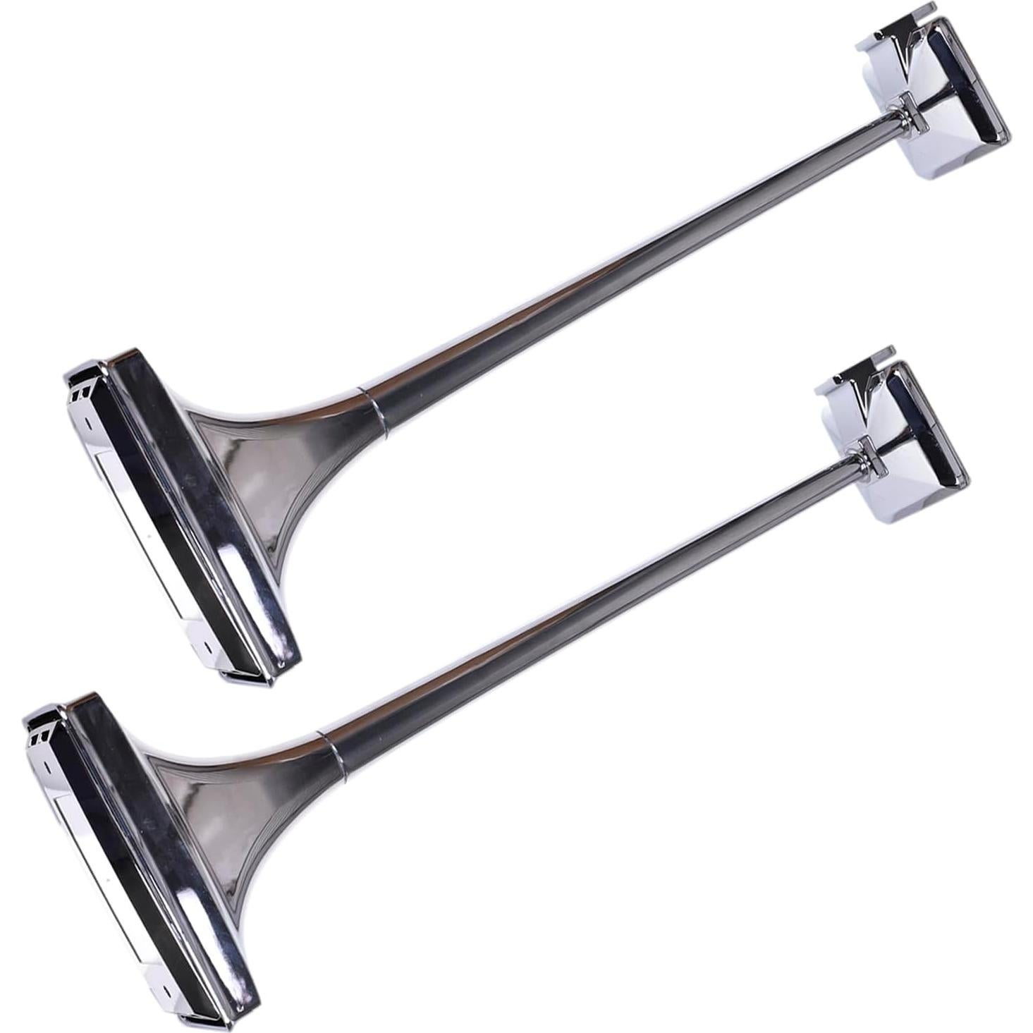 Par de bocinas de aire de tono bajo Prefer Warehouse cromadas