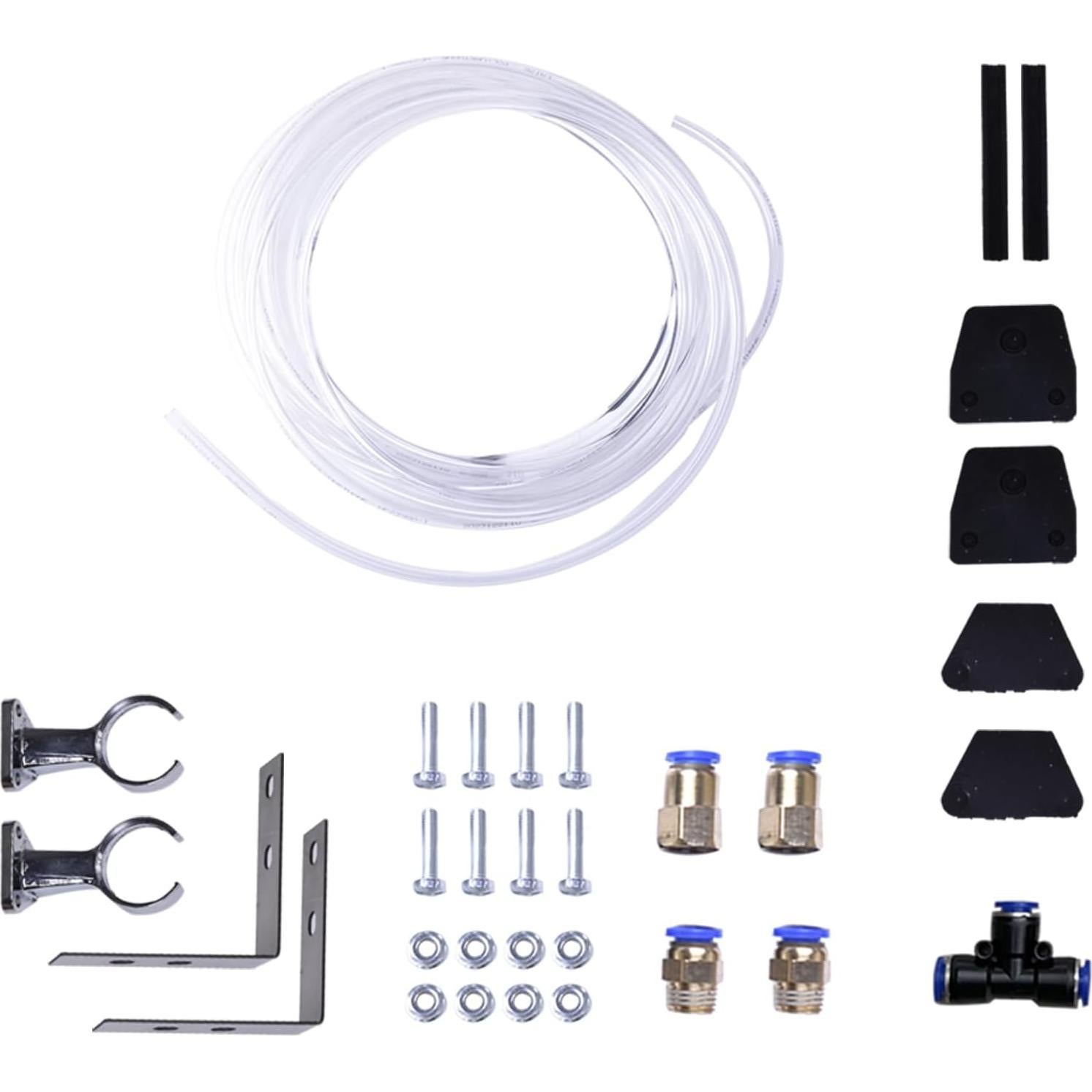 Par de bocinas de aire de tono bajo Prefer Warehouse cromadas