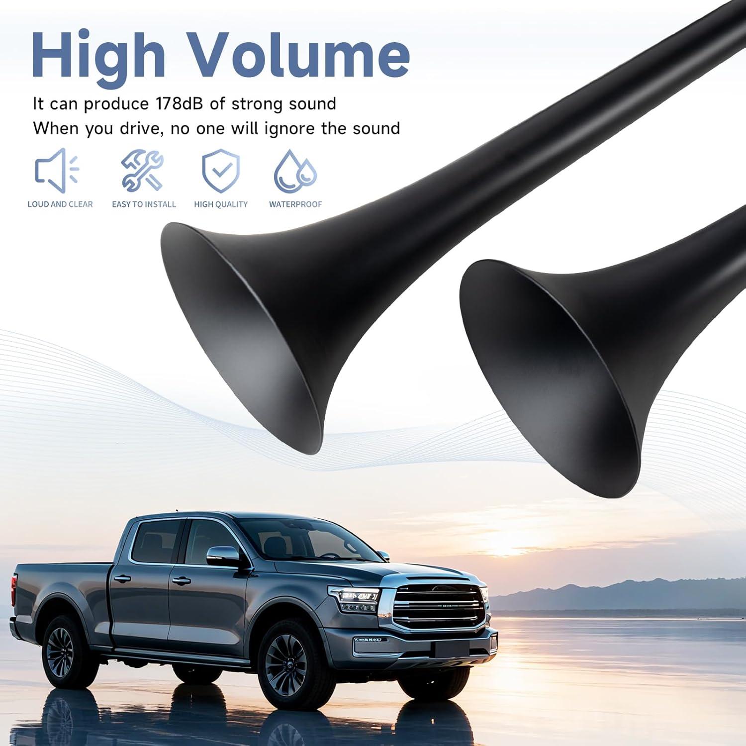 Claxon de Aire Doble FARBIN FB-J29 178dB para Vehículos 12V