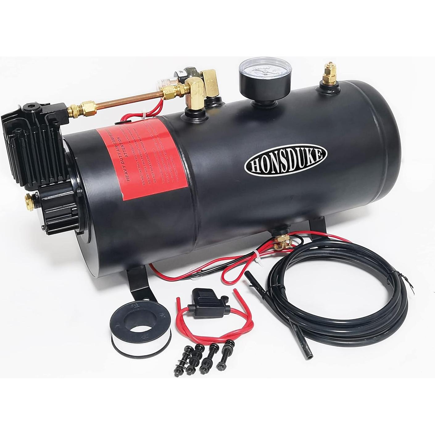 Kit de bocina de tren HONSDUKE 3L 150dB 4 trompetas 12V