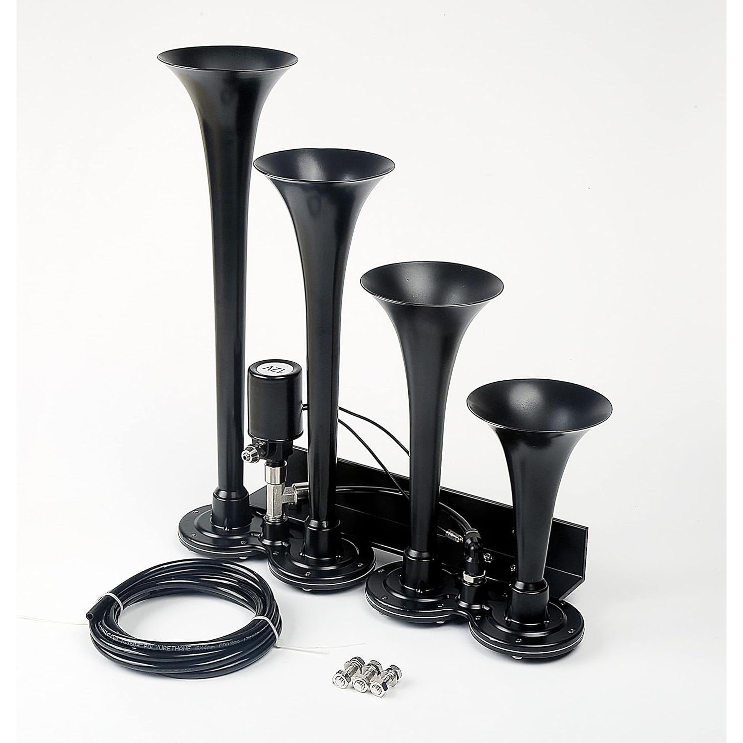 Kit de bocina de tren HONSDUKE 3L 150dB 4 trompetas 12V