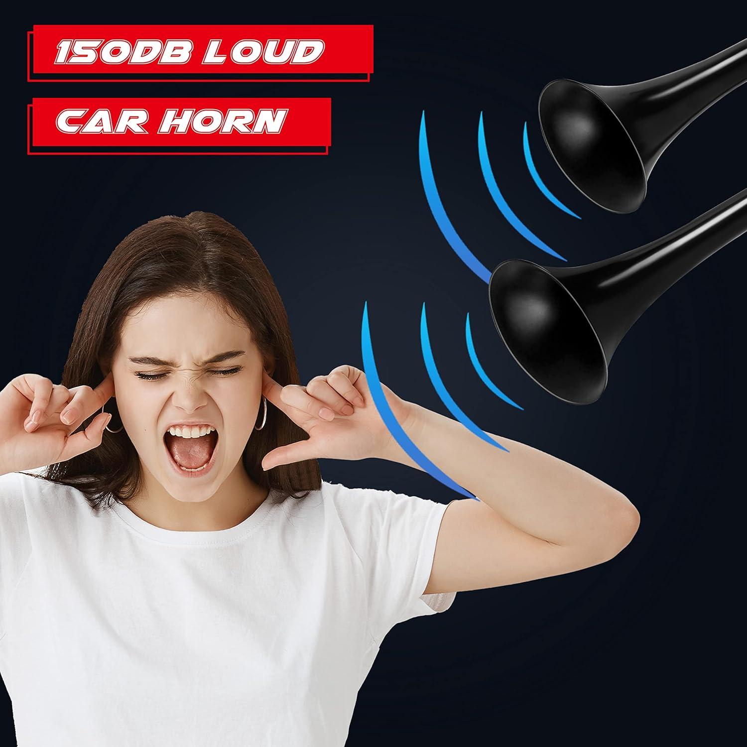 Bocina de Aire Doble CARFKA 12V 150DB con Compresor 120 PSI