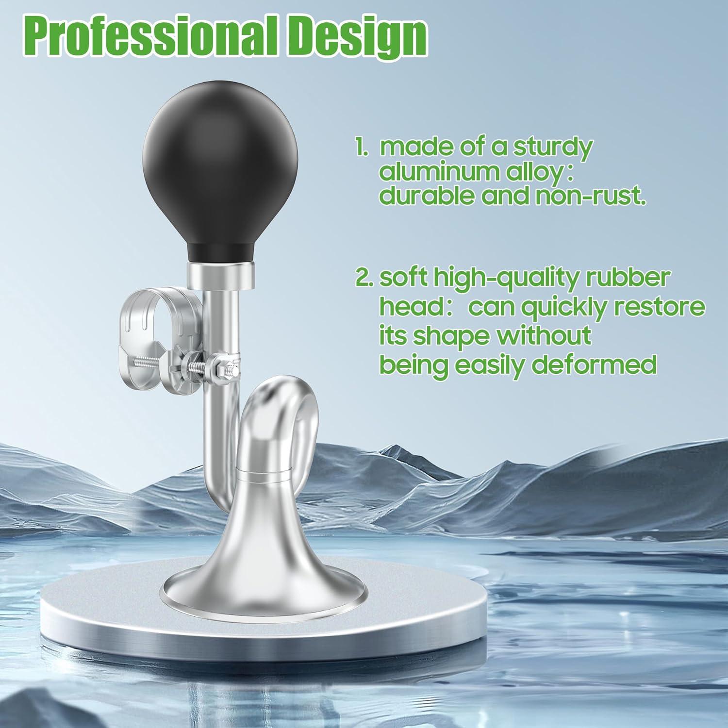 Bocina de Carrito de Golf 10L0L Retro Cromada 14.81x10.39cm