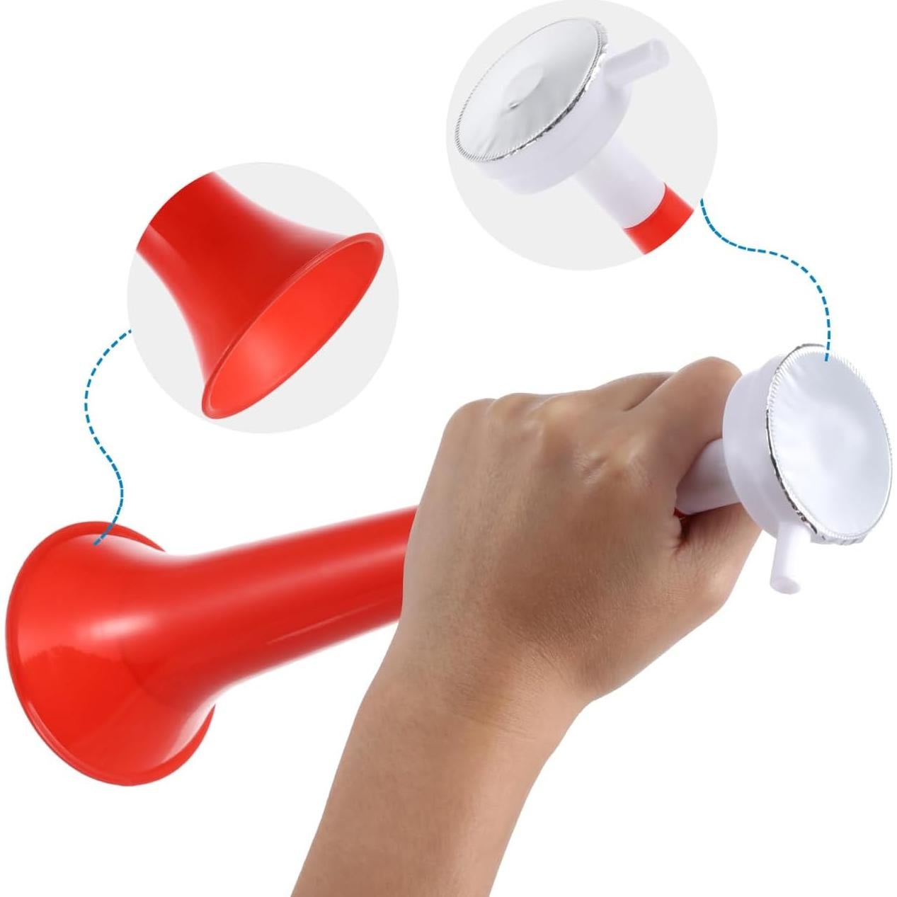 Trompetas de Plástico Homoyoyo 10 Pcs para Eventos Deportivos