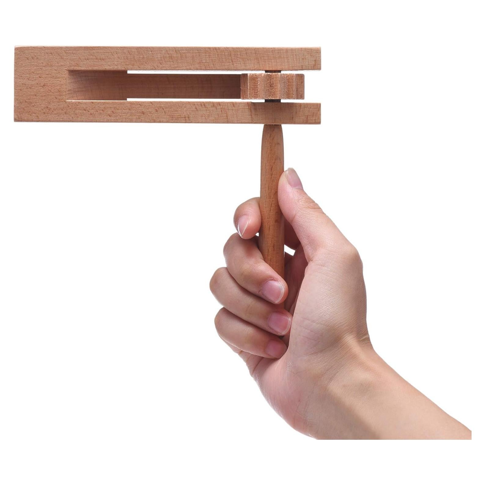 Matraca de Madera Tradicional Mexicana para Fiestas 15 cm