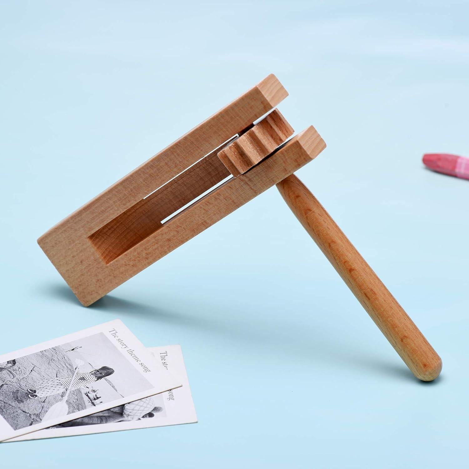 Matraca de Madera Tradicional Mexicana para Fiestas 15 cm