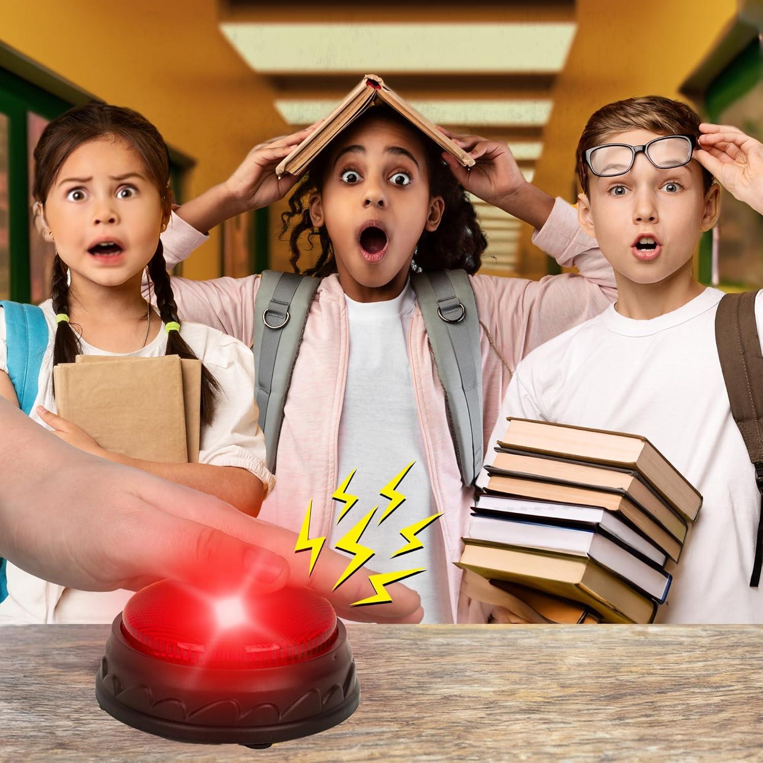 Set de 4 Zumbadores Iluminados ArtCreativity - Juguete de Respuesta para Juegos