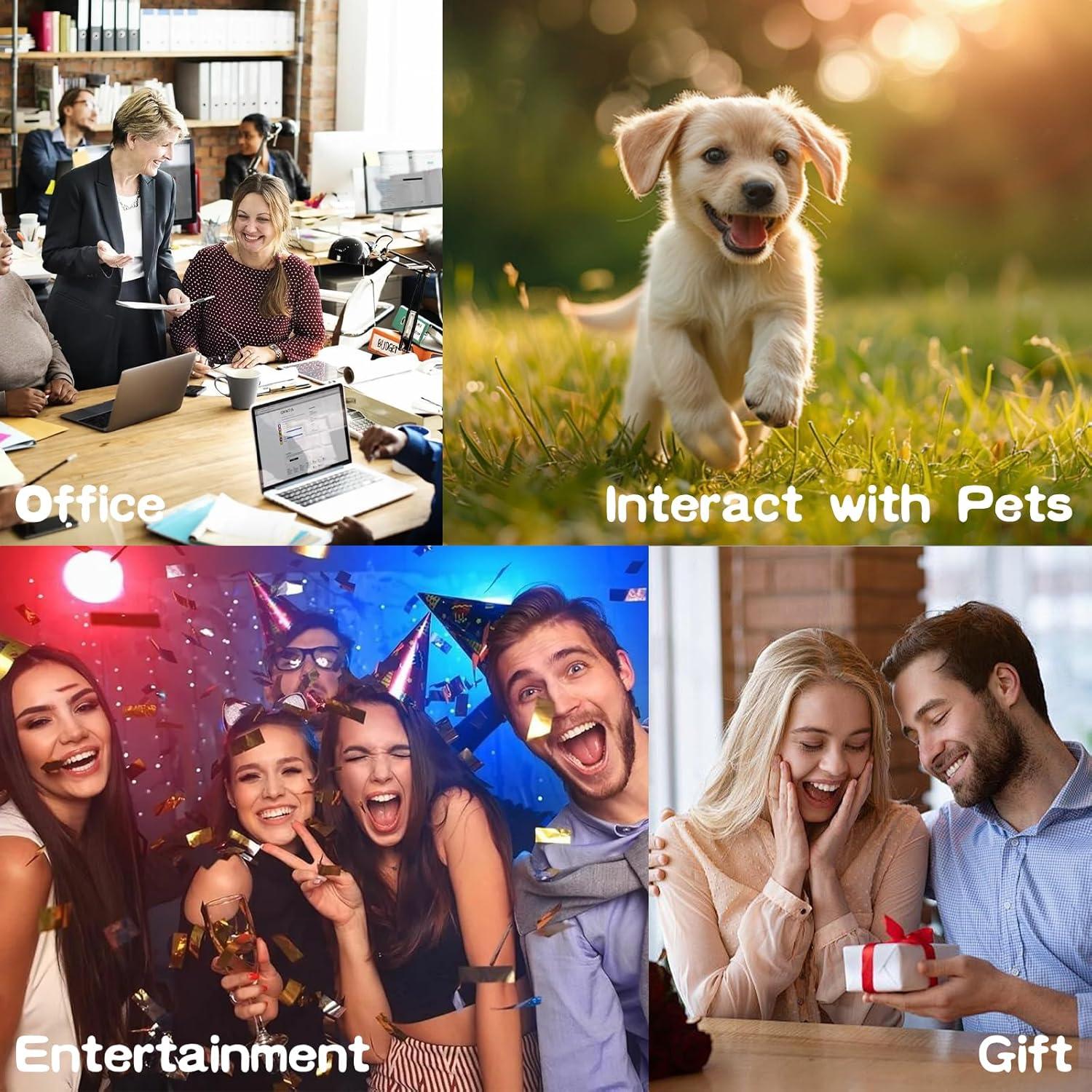 8 Botones de Grabación de Voz PQJSJDR para Juegos y Mascotas