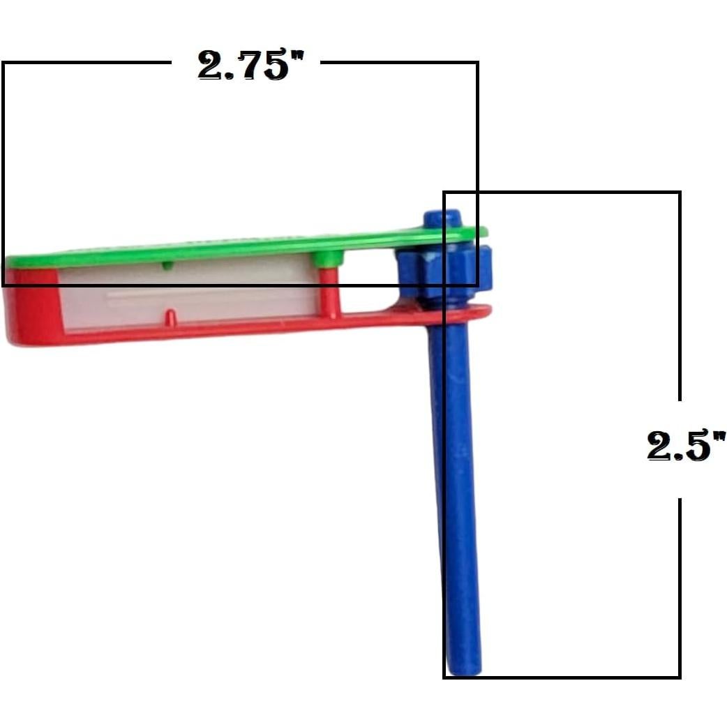 Hacedores de Ruido Coloridos Zugar Land 12 Paquete 6.99 cm