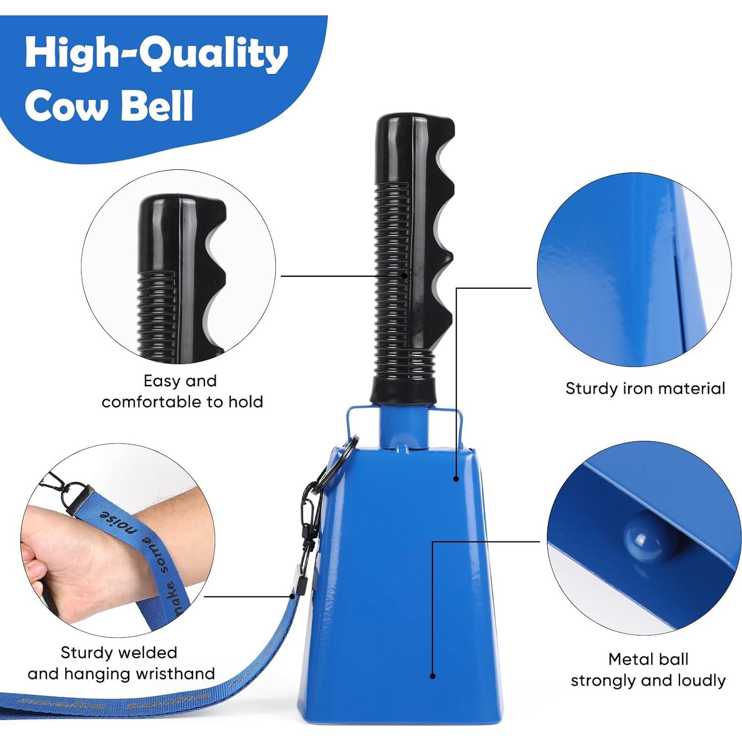 Campanas de Vaca Musfunny 20 cm - 2 Pcs para Eventos Deportivos