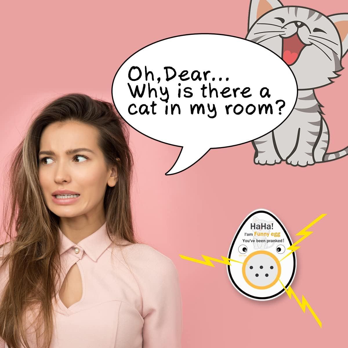 Huevo Divertido de Broma Smatagee con Sonido de Gato Mew-Mew