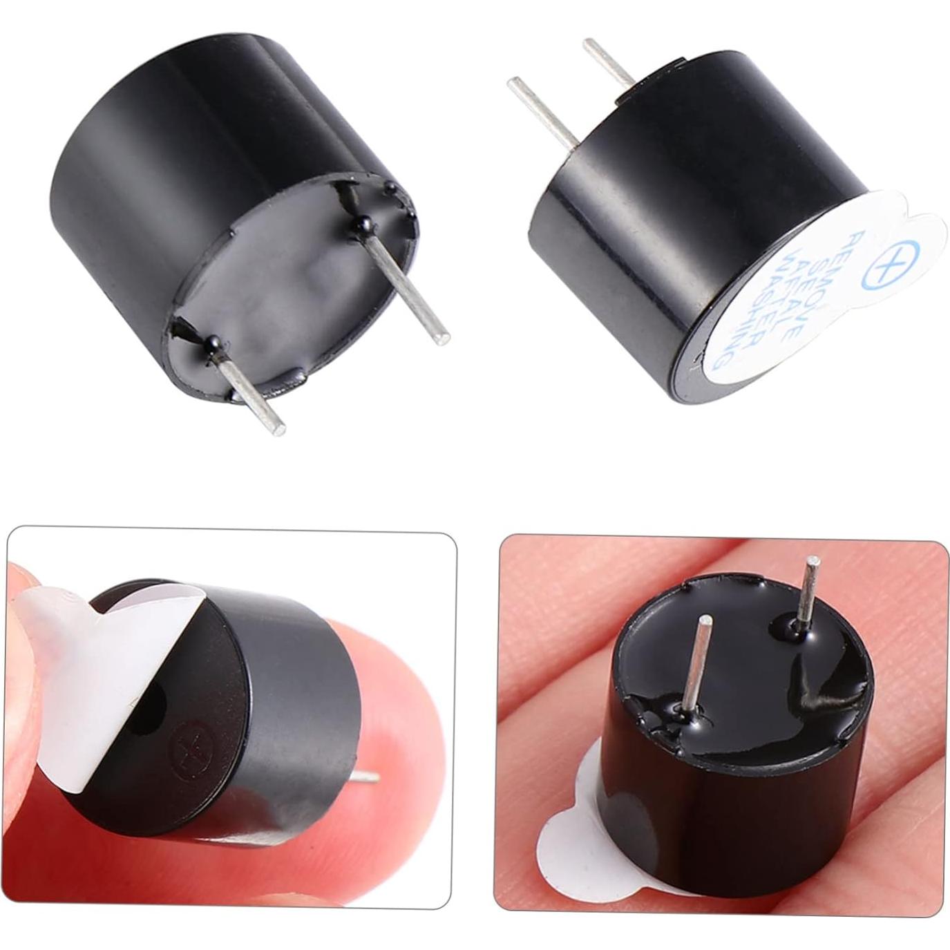 Zumbadores Piezoeléctricos Compactos Anneome 12pcs 5V Alta Sonoridad