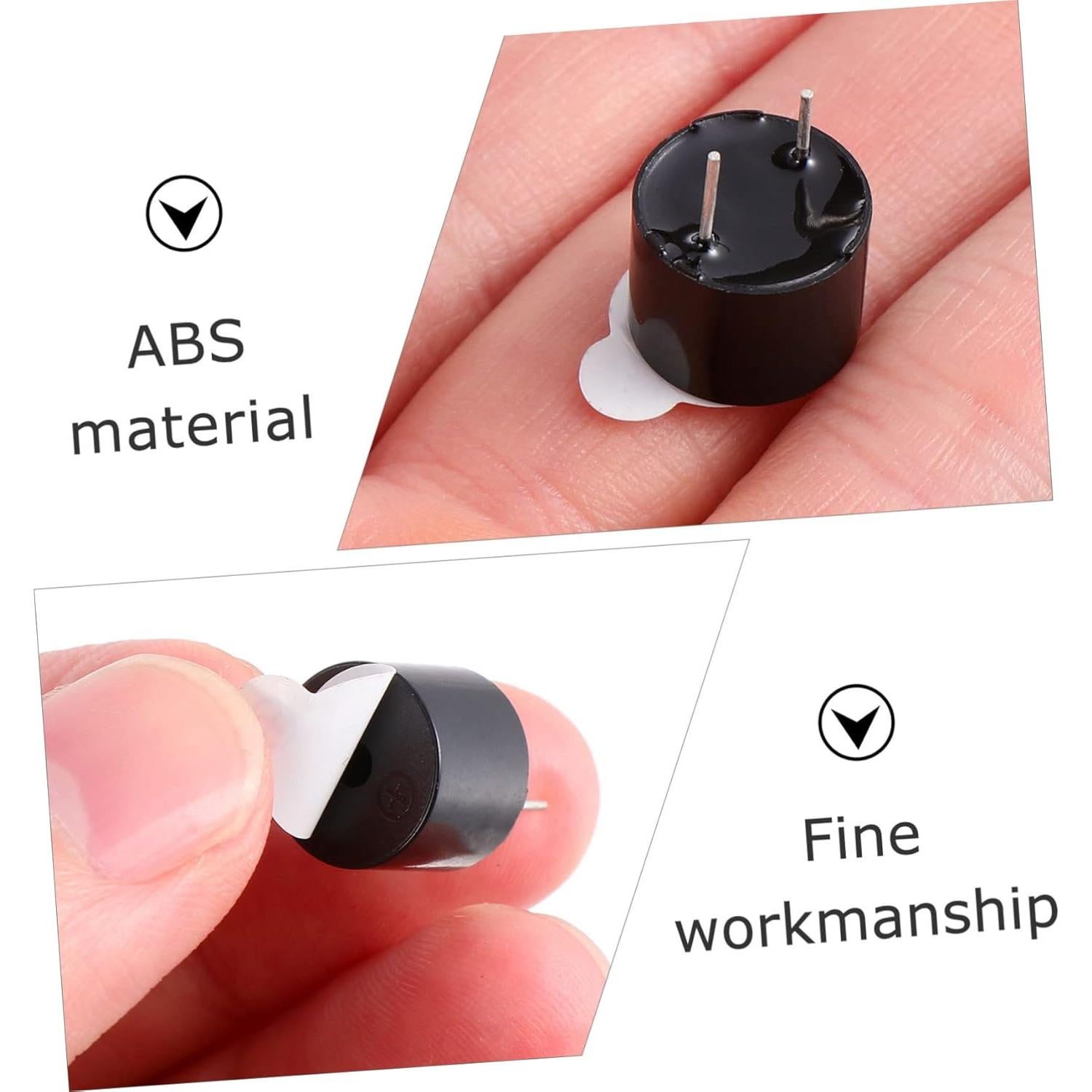 12 Zumbadores Electromagnéticos 5V Hohopeti para Electrónica