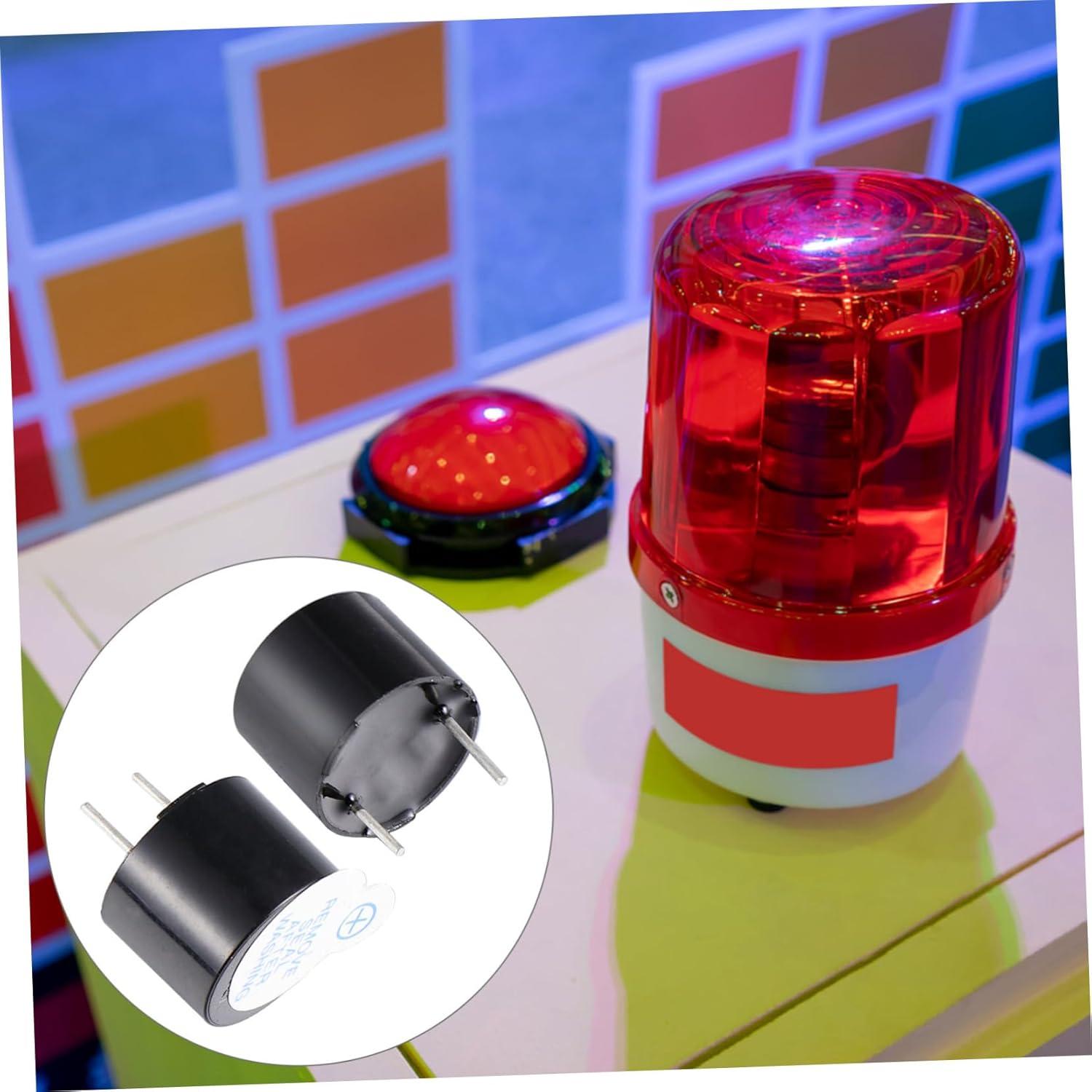 12 Zumbadores Electromagnéticos 5V Hohopeti para Electrónica