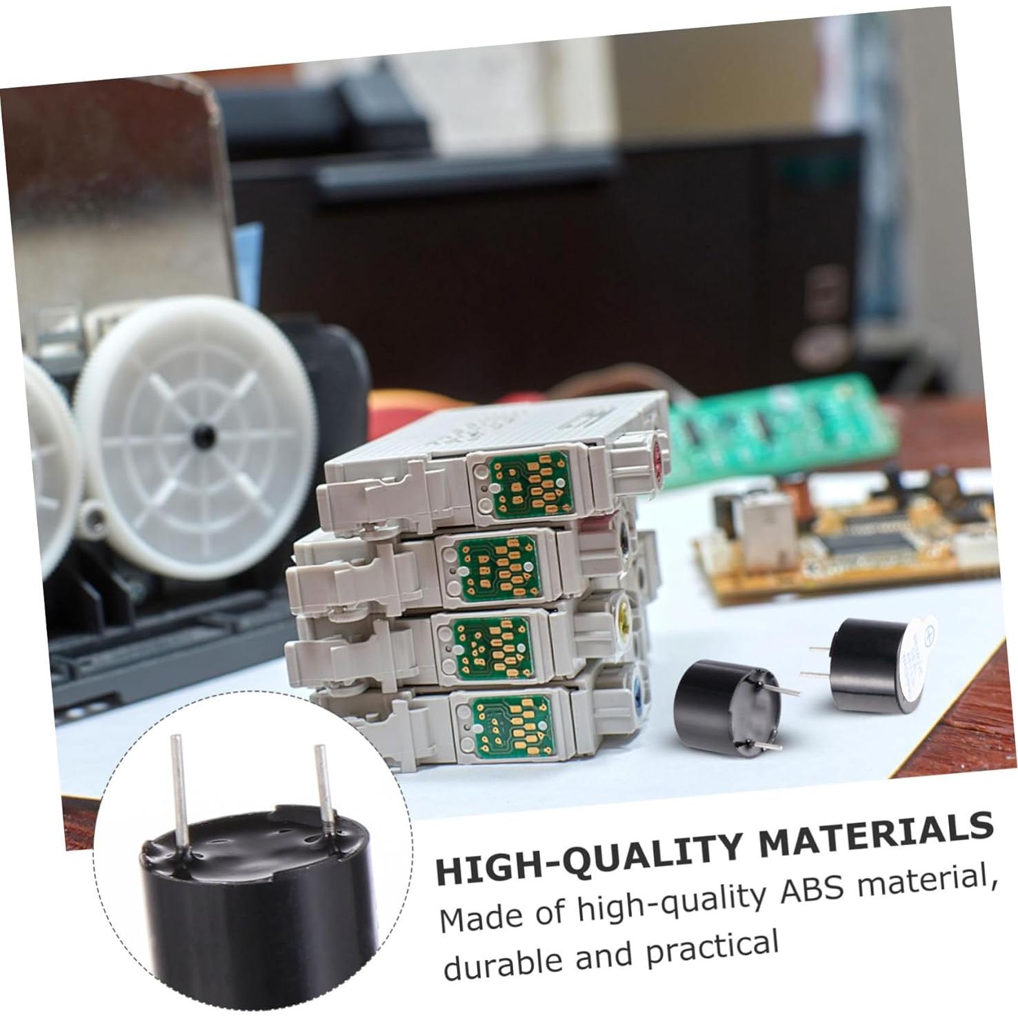 12 Zumbadores Electromagnéticos 5V Hohopeti para Electrónica