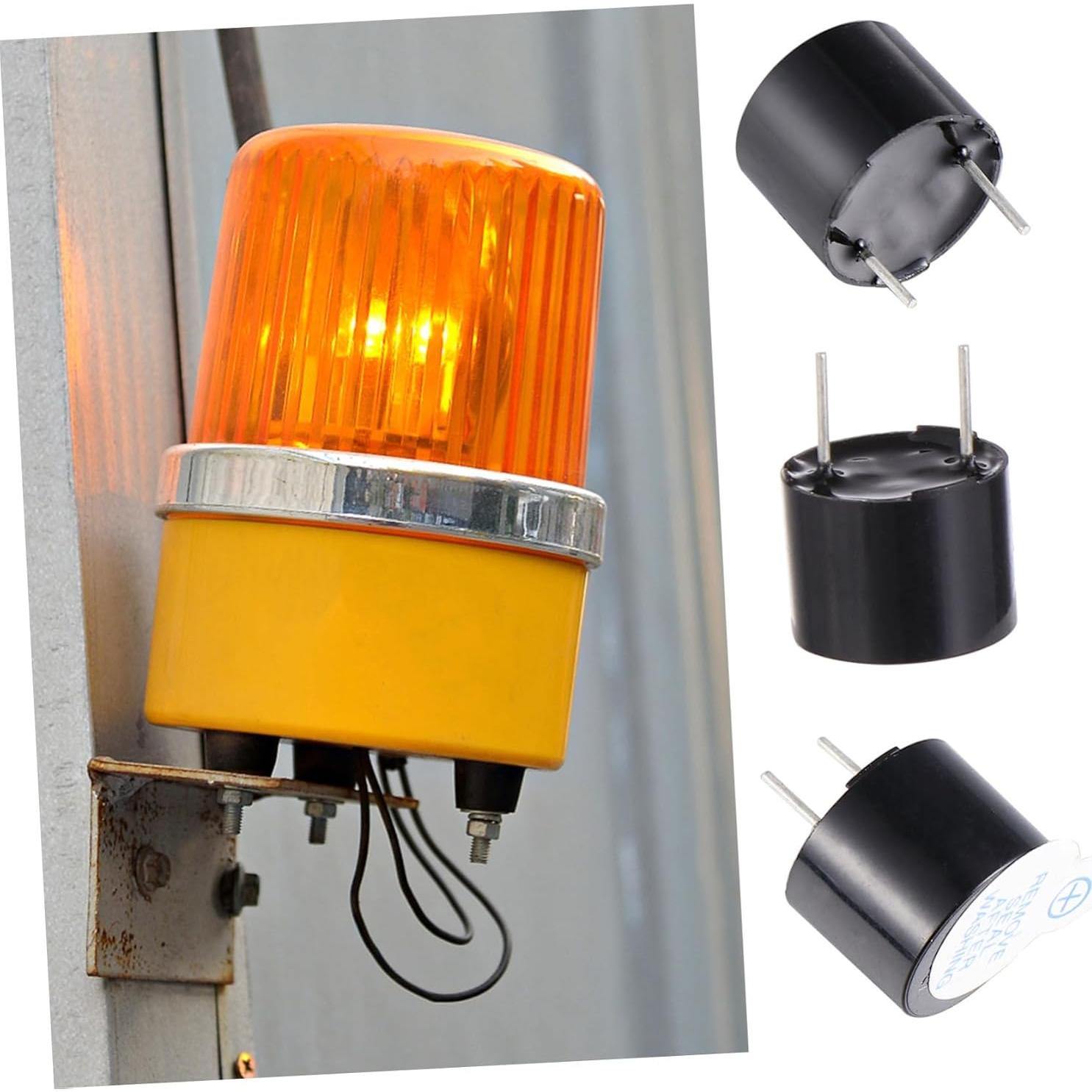 12 Zumbadores Electromagnéticos 5V Hohopeti para Electrónica