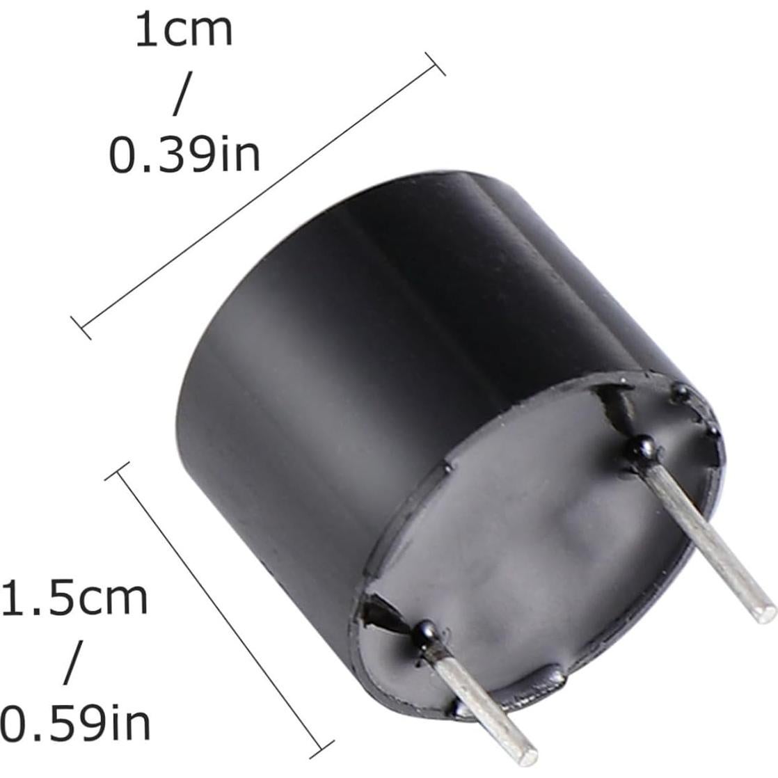 12 Zumbadores Electromagnéticos 5V Hohopeti para Electrónica