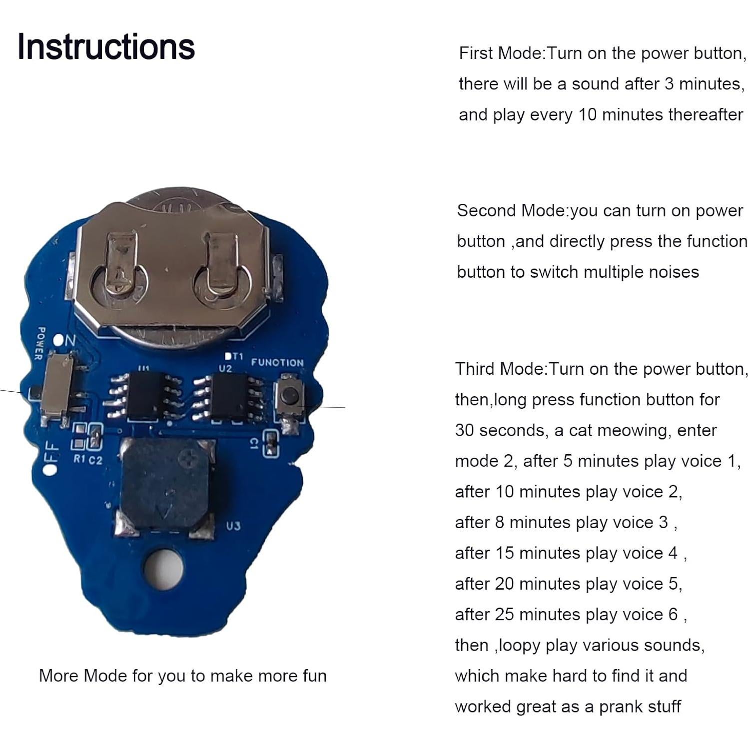 Hacedor de Ruido de Broma 6 PCS - Sonidos Realistas para Adultos