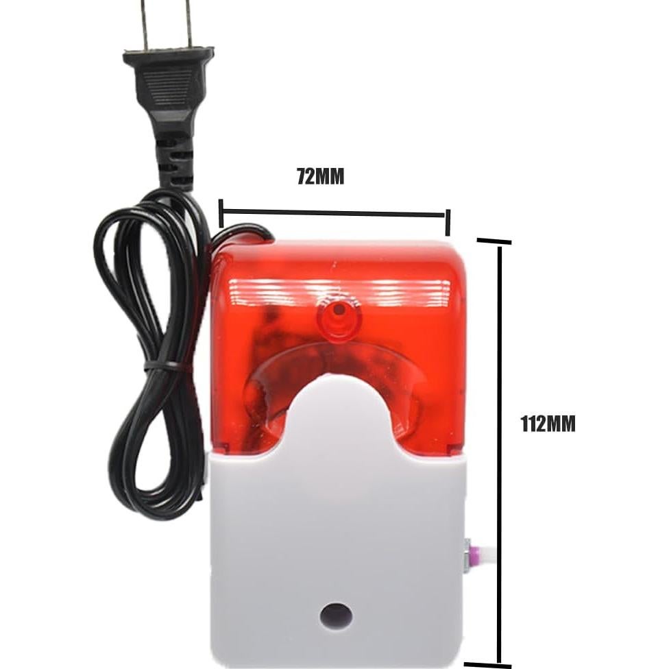 Alarma de Corte de Energía Lelukee 120Db Ajustable con Luz