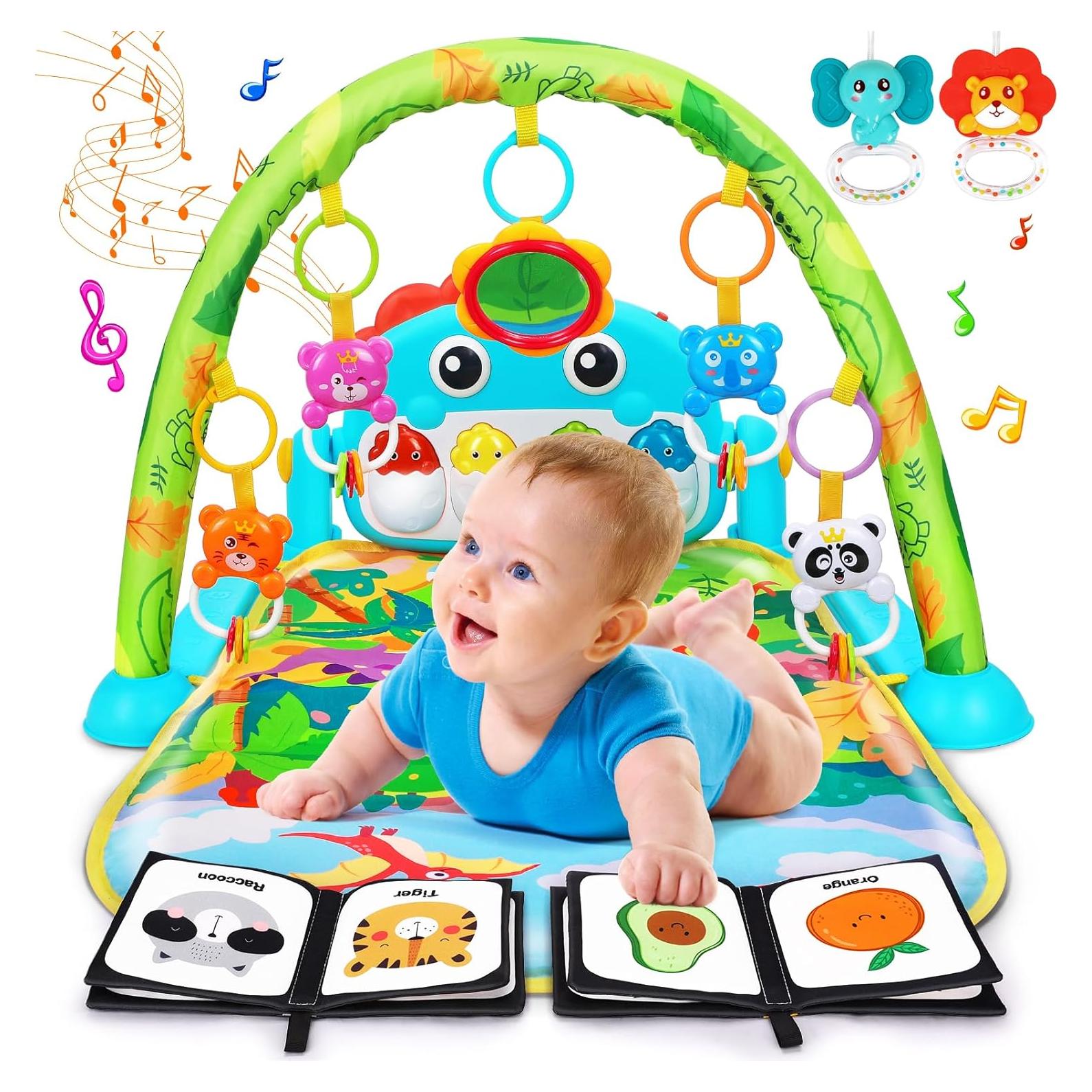 Alfombra de Juego Musical UMIKU Dinosaurios 82.8x59.9cm