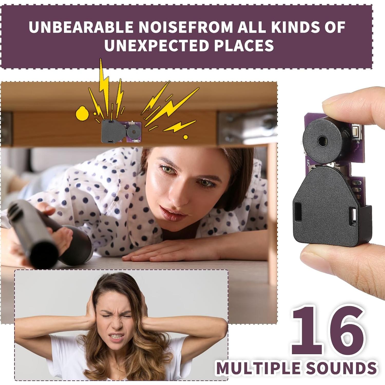 3 Hacedores de Ruido de Grillo MUUPEG - 16 Sonidos, Compactos