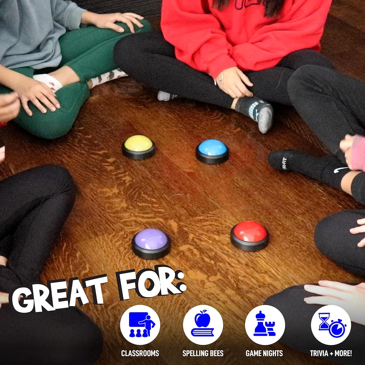 Zumbadores de Juego Elección del Maestro Paquete de 4 Colores