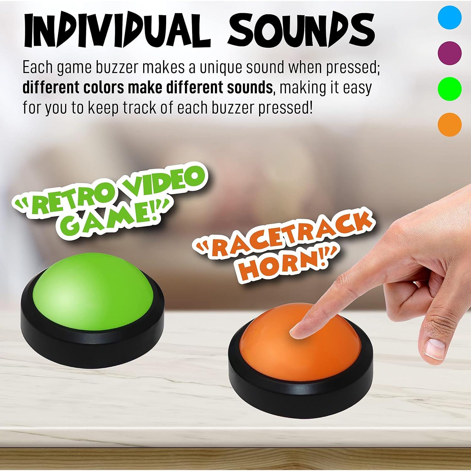 Zumbadores de Juego Elección del Maestro Paquete de 4 Colores