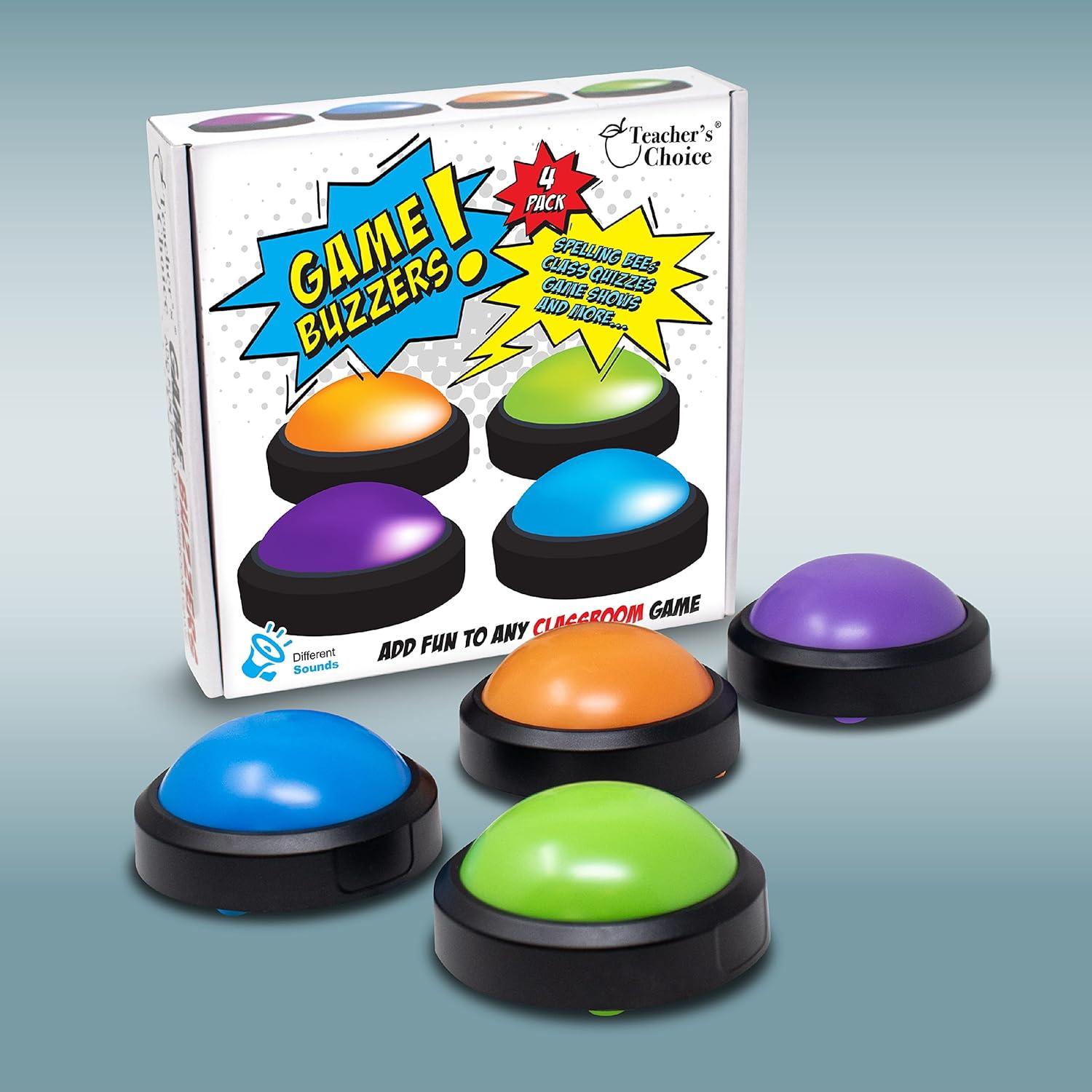 Zumbadores de Juego Elección del Maestro Paquete de 4 Colores