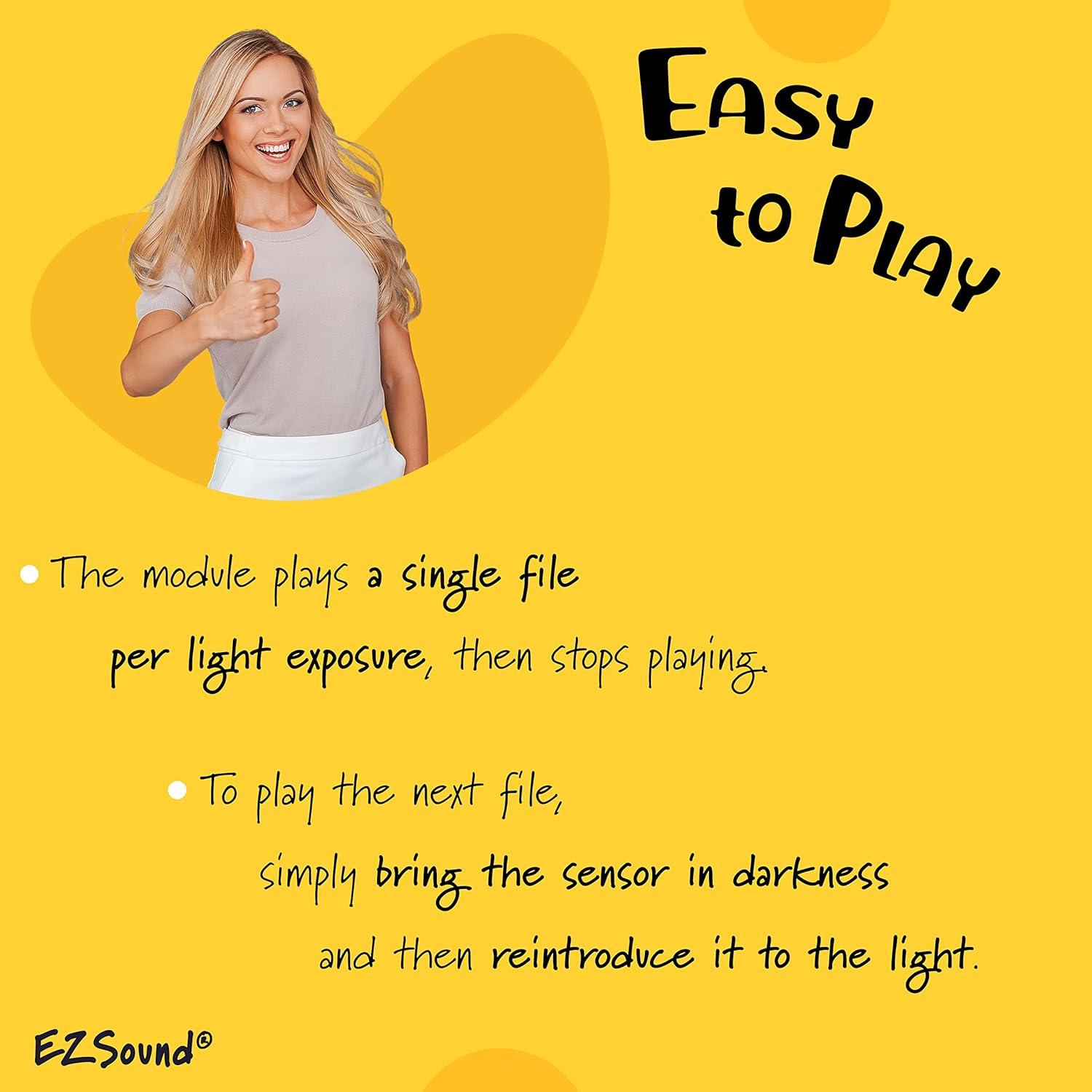 Módulo de Sonido Grabable EZSound con Sensor de Luz 200s