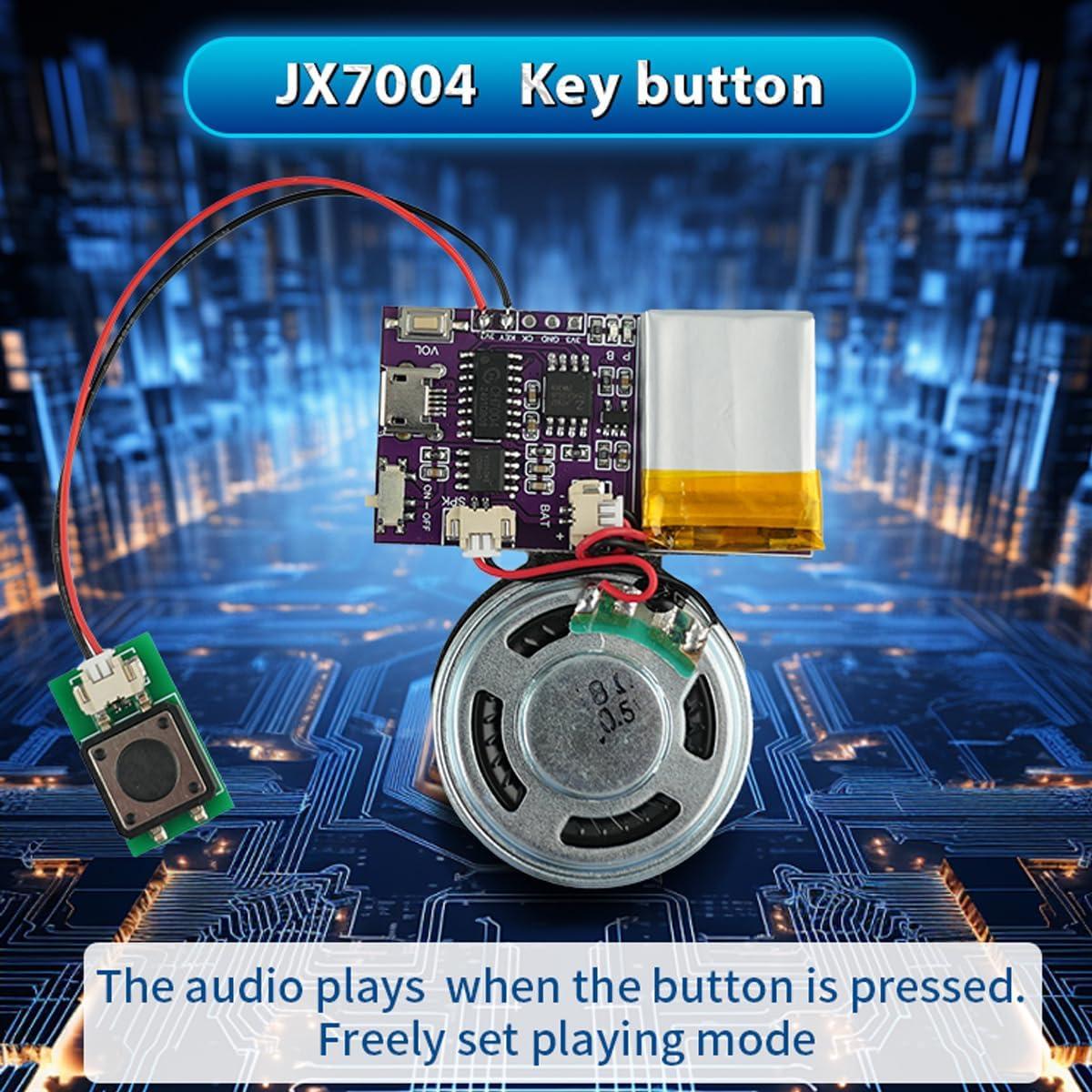 Módulo de Sonido MP3 JRGKJCP JR-JX7004, 16MB, Recargable