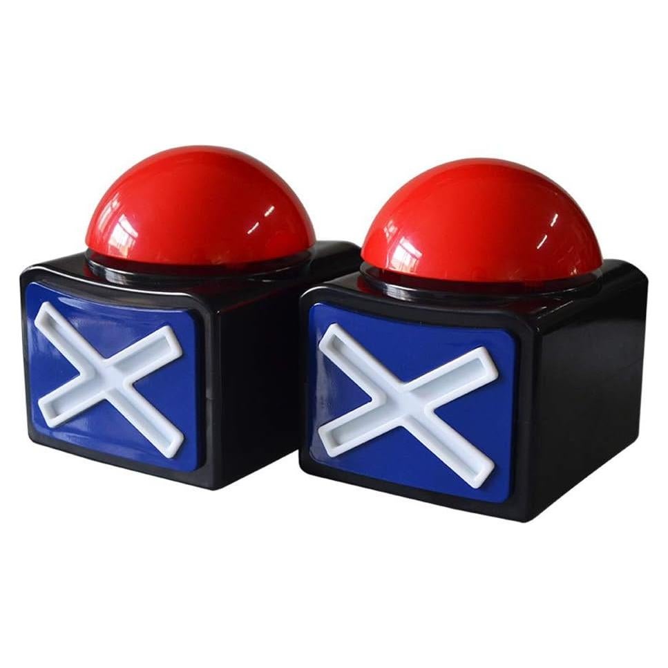 Juego de Botones de Respuesta DAFEN con Luz y Sonido 2 Pcs