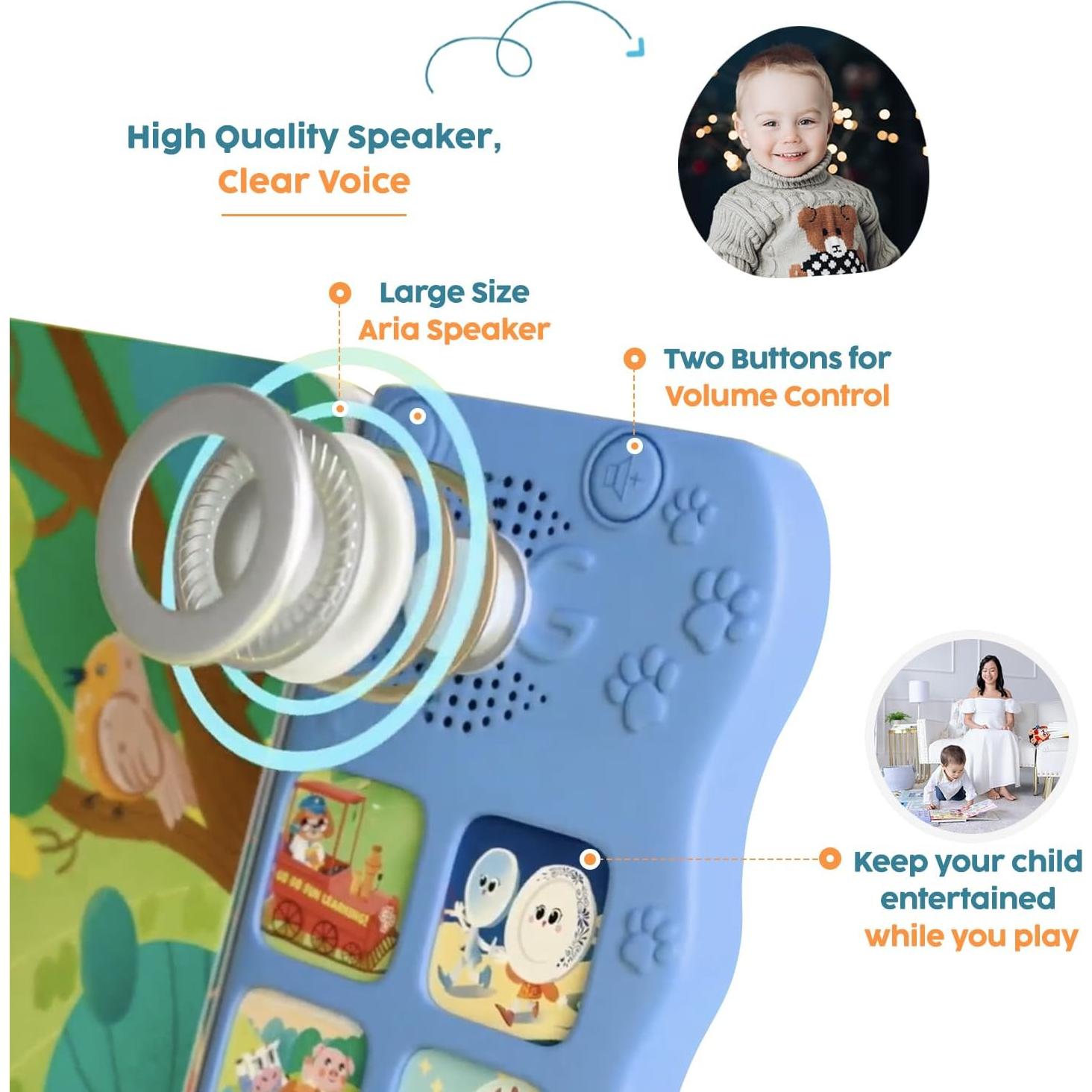 Libro Interactivo de Sonido Go Go Rimas Infantiles 1-3 Años