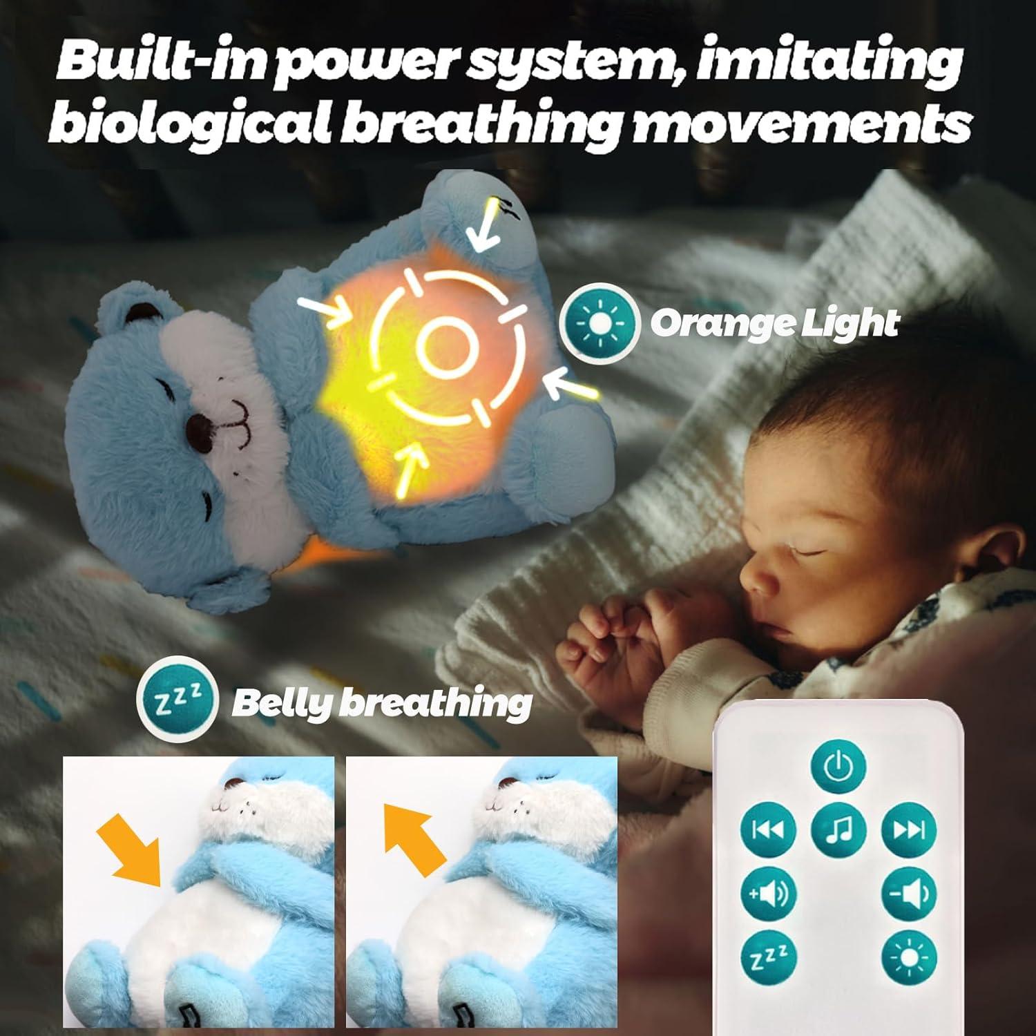 Oso de Peluche Respirante Hunfur con Control Remoto y Sonidos