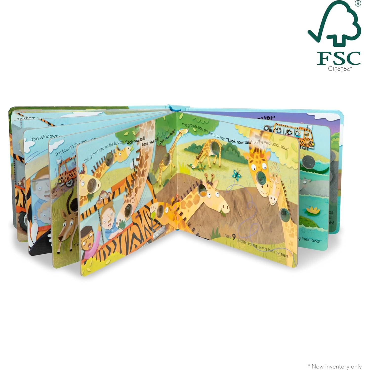 Libro Infantil Interactivo Melissa & Doug - Poke-A-Dot Safari